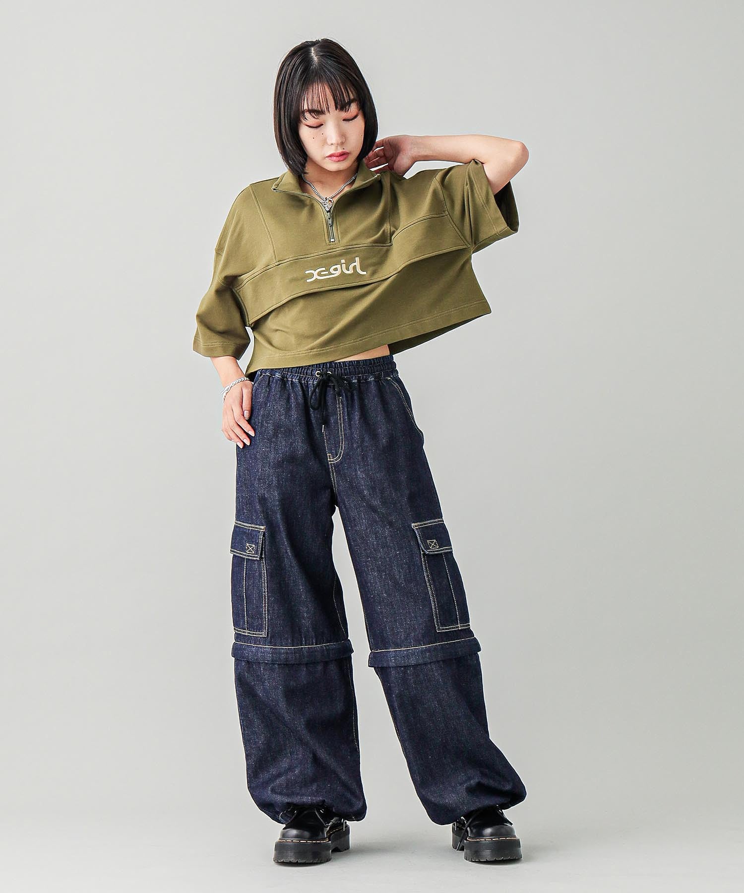 model　H:161cm 着用サイズ:M