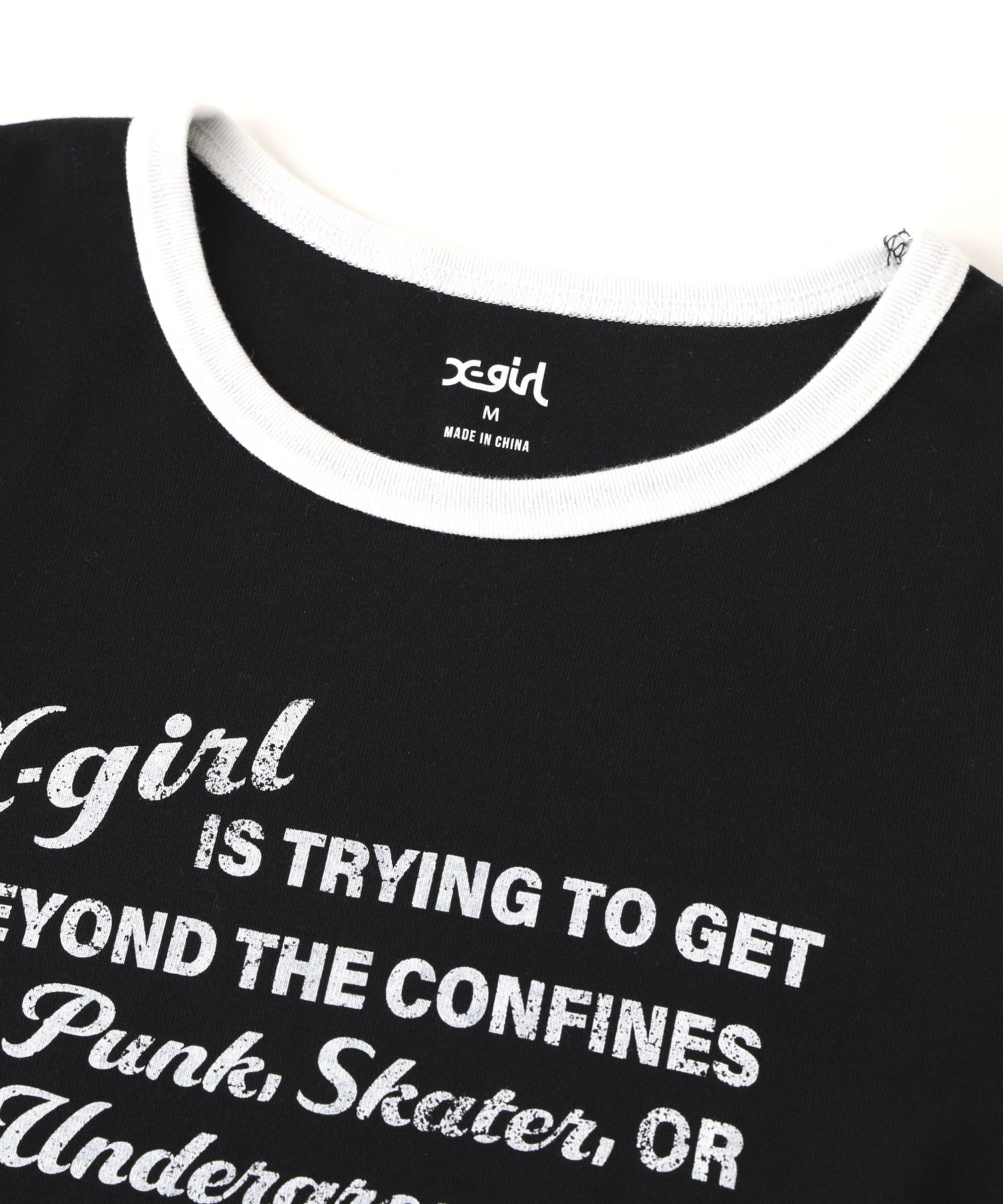 LETTERING L/S COMPACT TOP