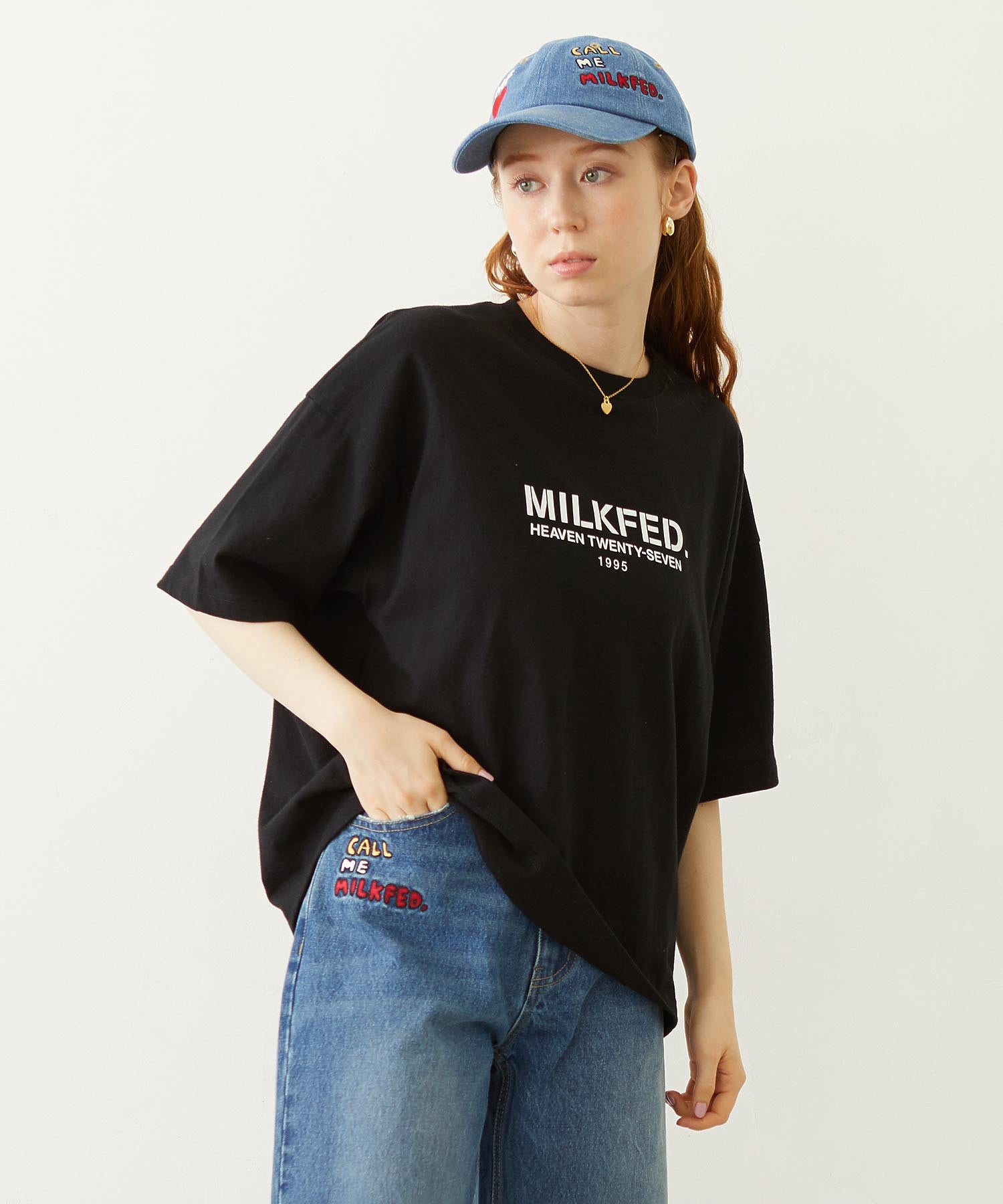 STENCIL LOGO WIDE S/S TEE