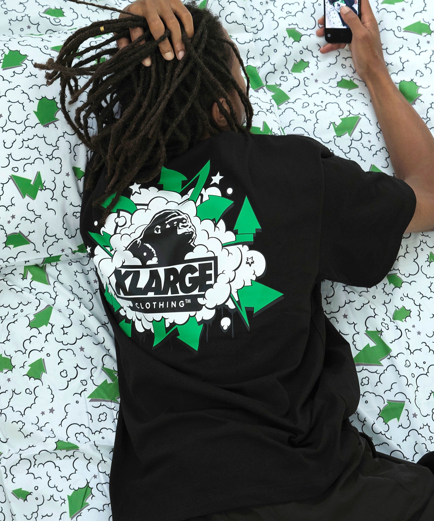 XLARGE×LIXTICK BUBBLE OG S/S TEE