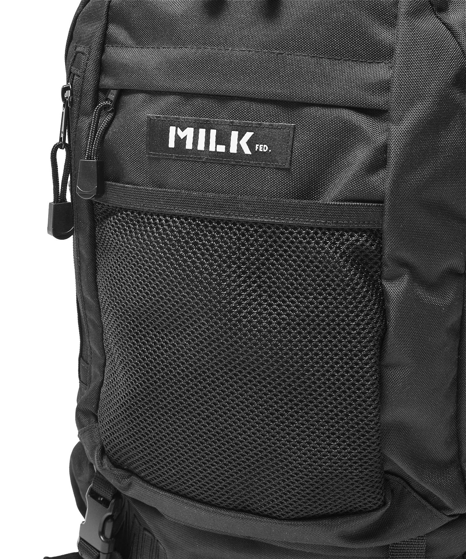 【定番】NEO EMBROIDERY BIG BACKPACK BAR MILKFED.