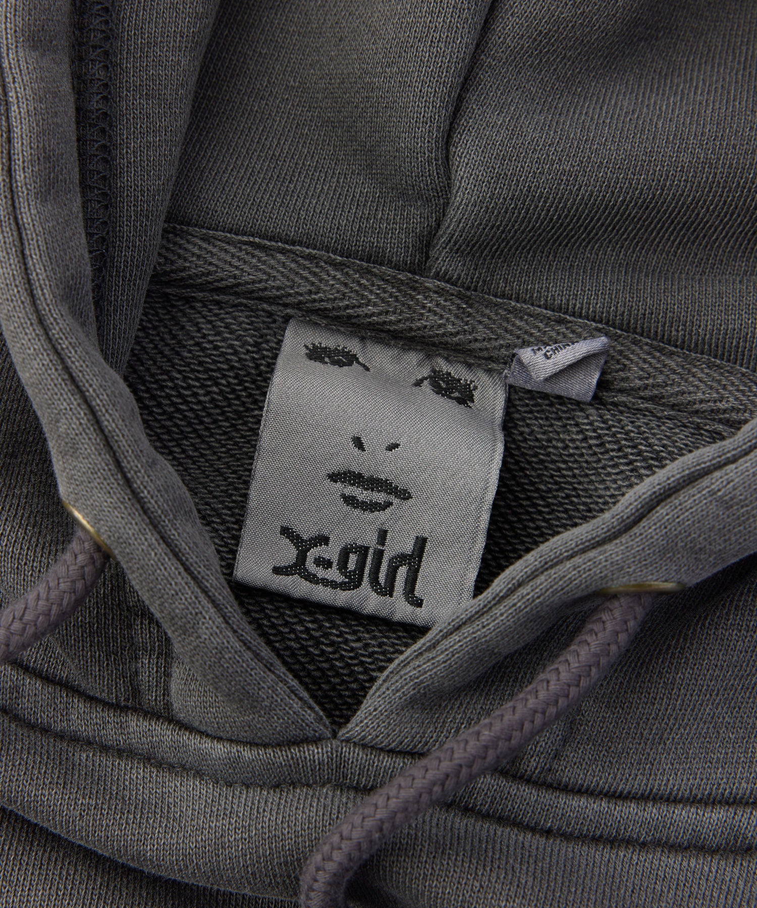 FADED MIX LOGO SWEAT HOODIE