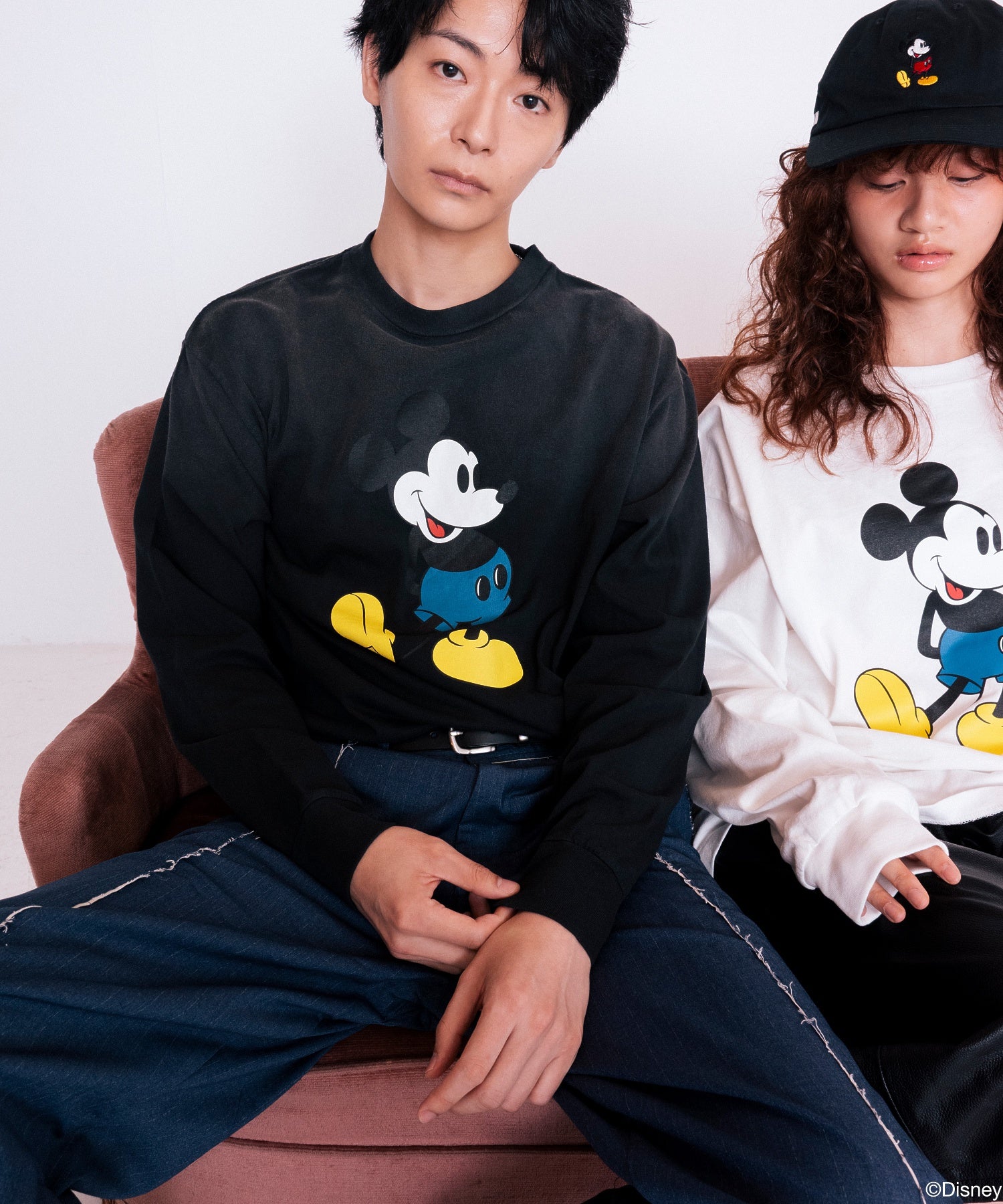 【F-LAGSTUF-F】MICKEY L/S T-SHIRT
