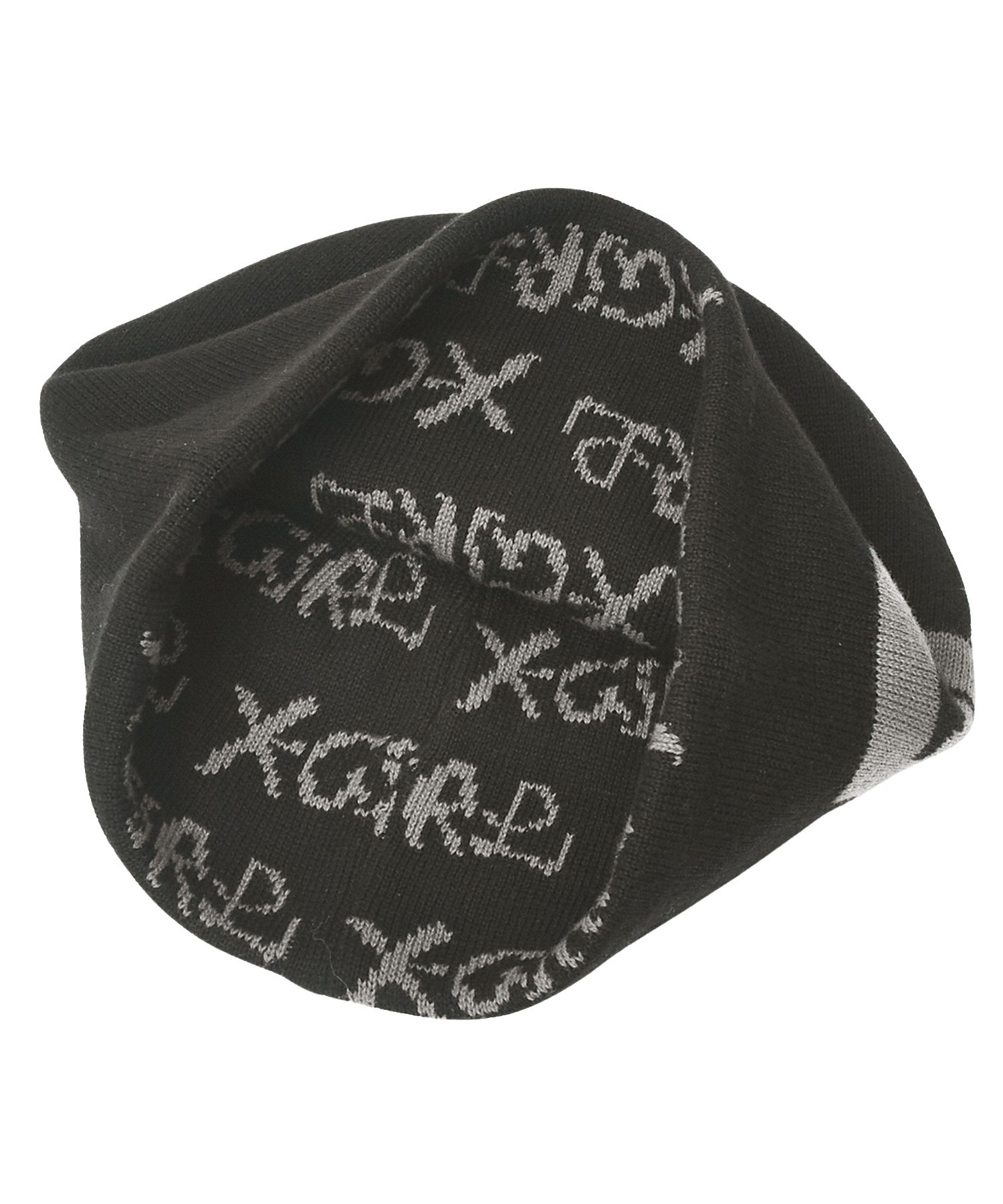 REVERSIBLE JACQUARD BEANIE