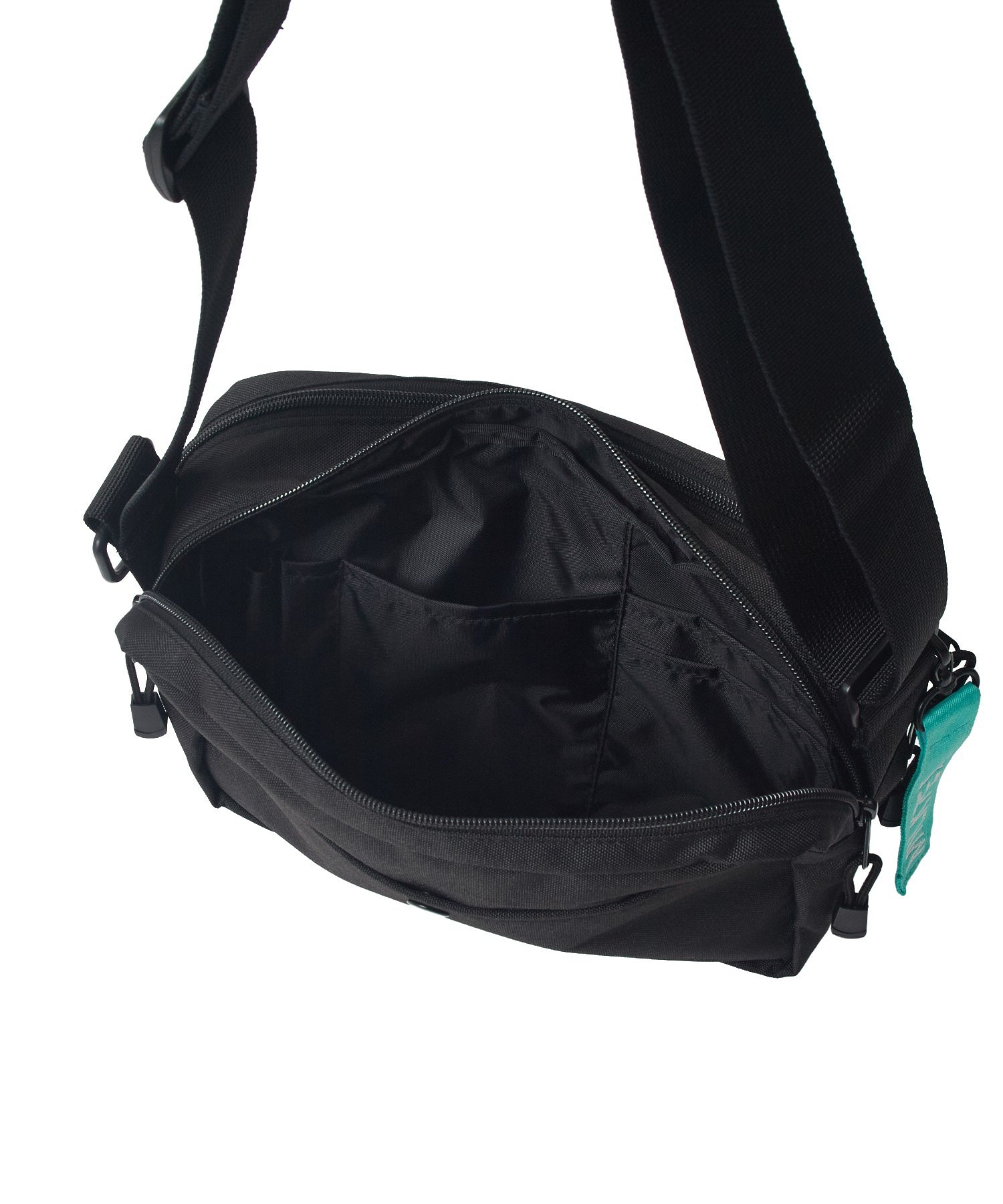 SHOULDER WIDE BAG MESH POCKET LtGREEN