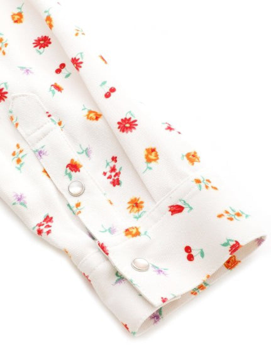 FLORAL WESTERN DRESS X-girl