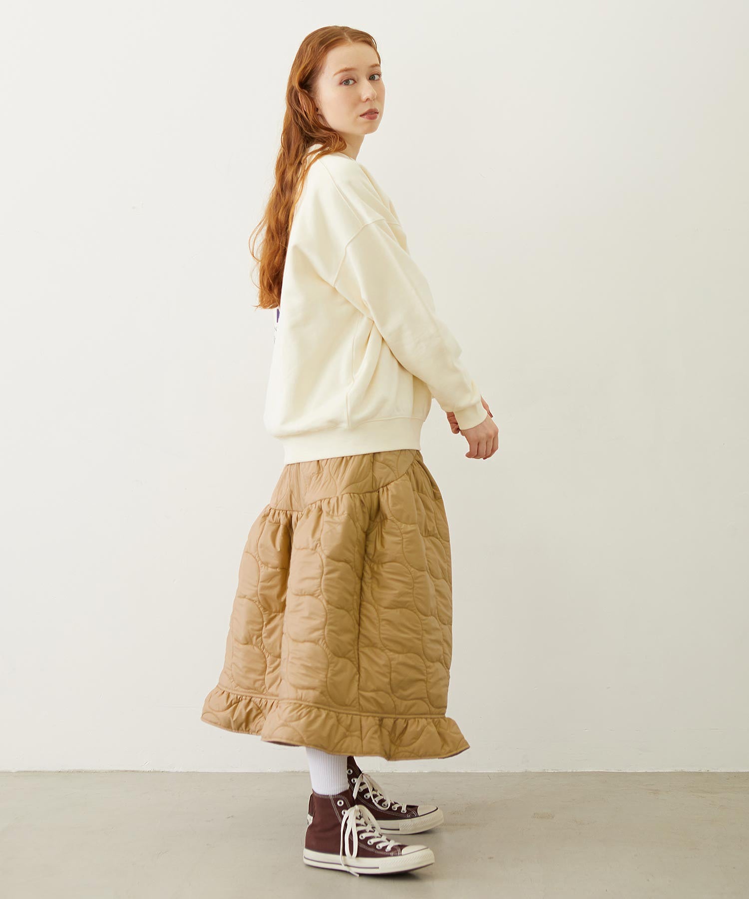 CIRCLE LOGO SWEAT TOP