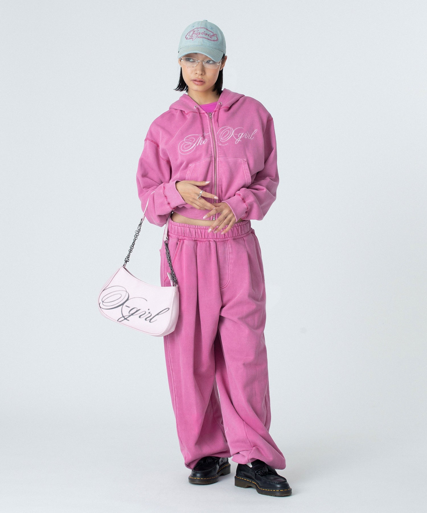 PIGMENT DYED SCRIPT LOGO SWEATPANTS