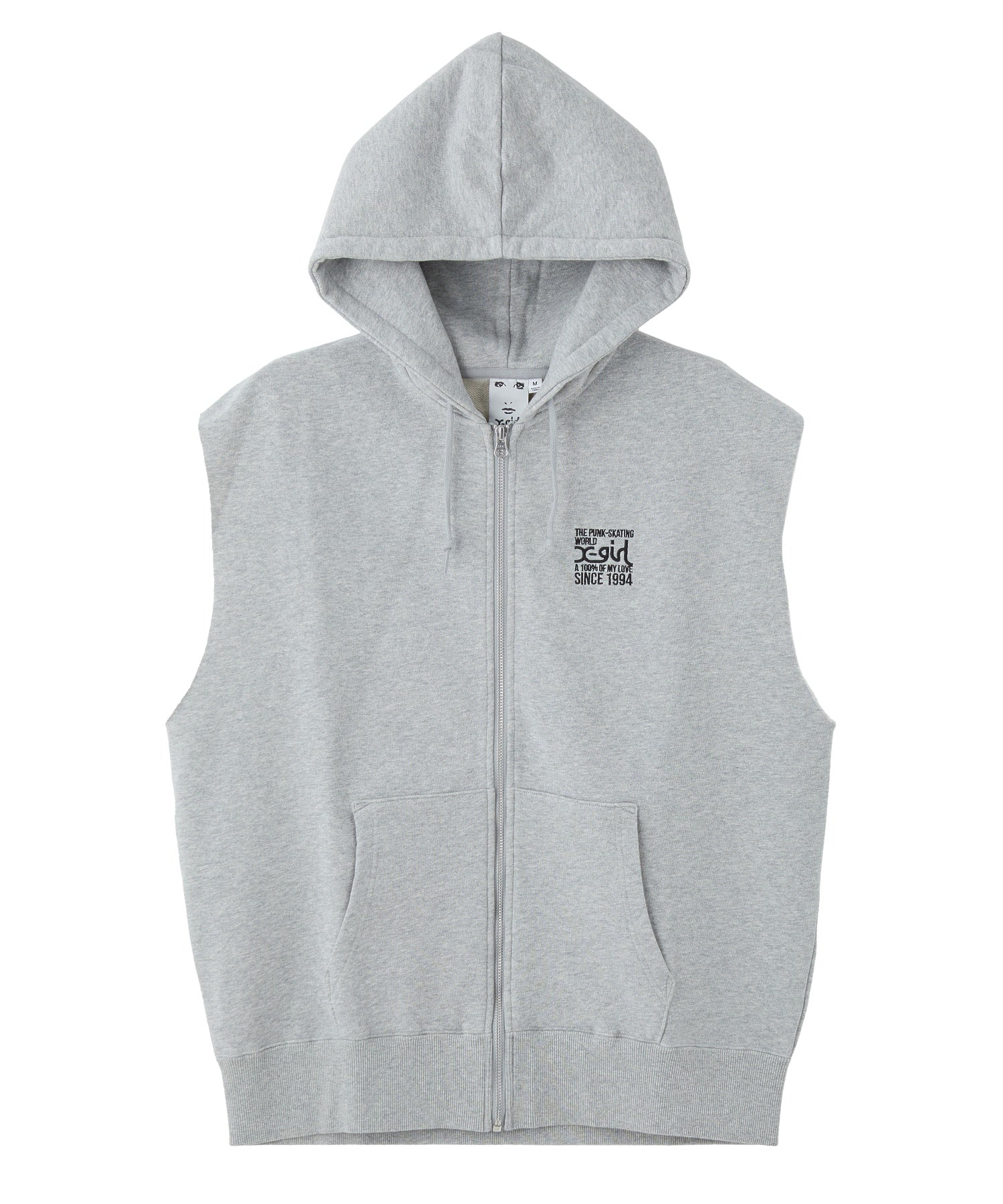 SIGNBOARD LOGO ZIP UP SWEAT VEST