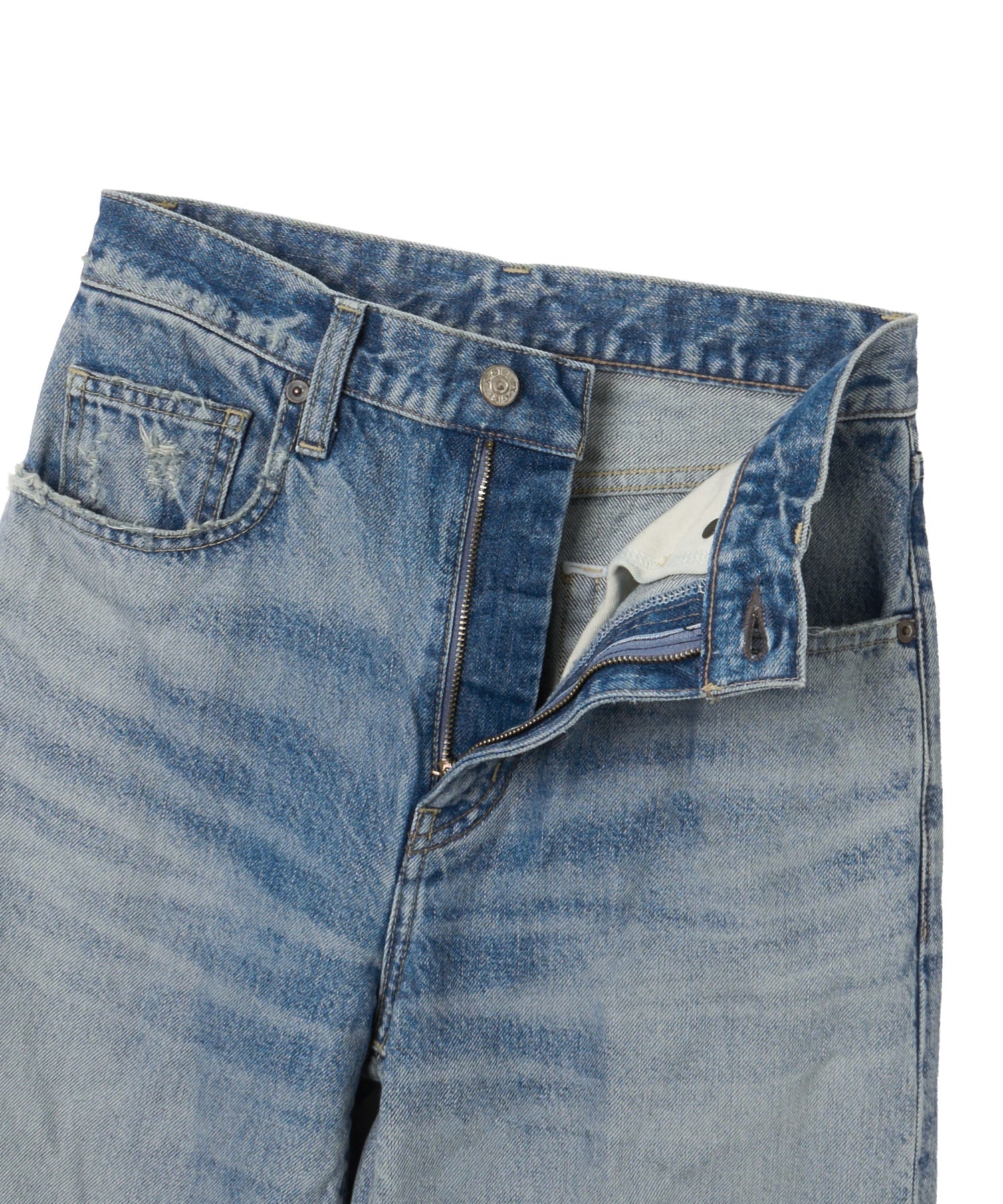 HIGH WAIST STRAIGHT JEANS