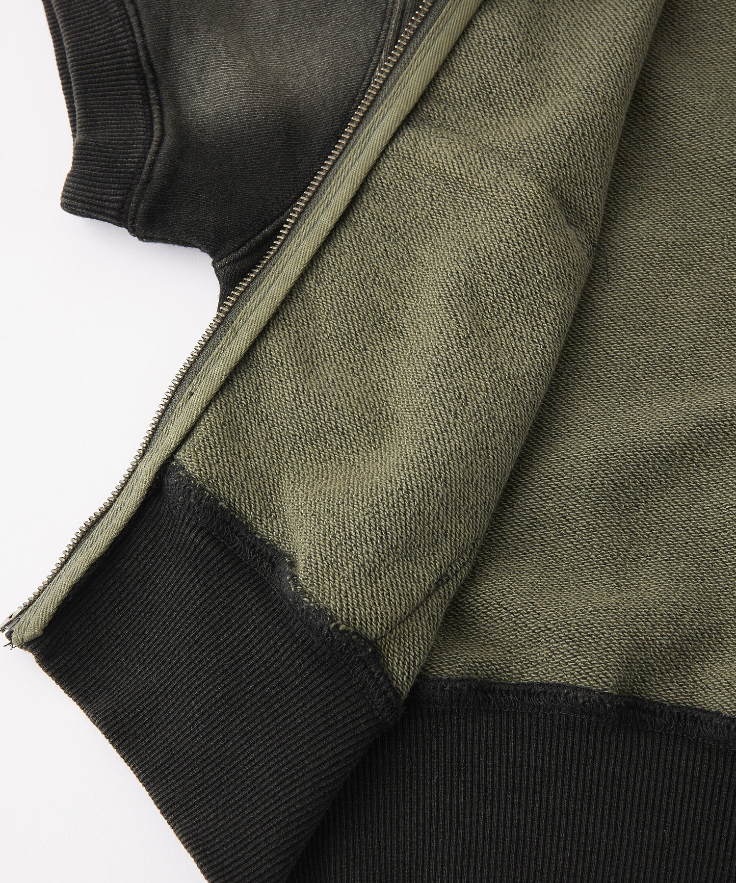 FADED COMPACT S/S ZIP UP HOODIE