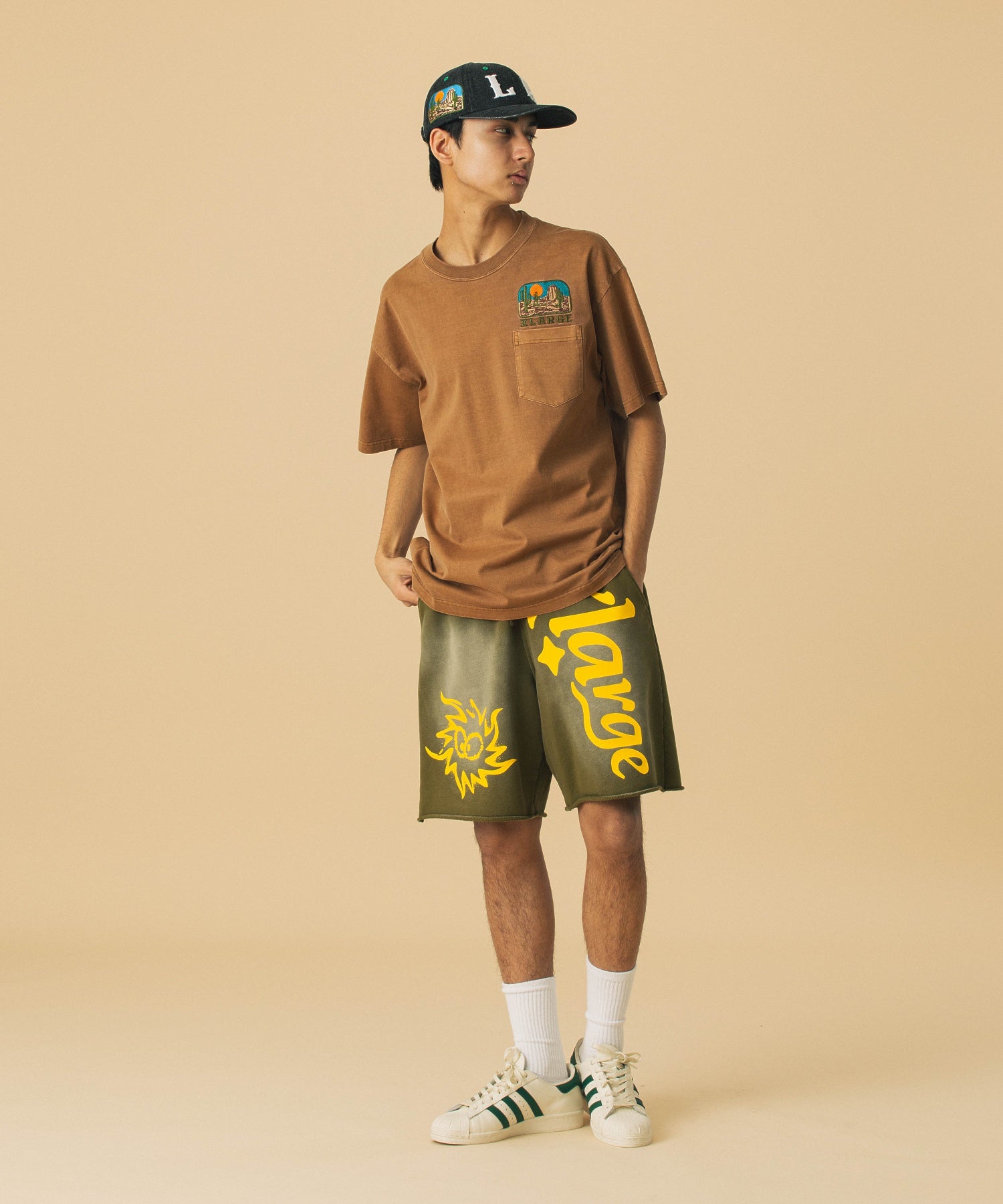 OVERDYED DESERT S/S POCKET TEE