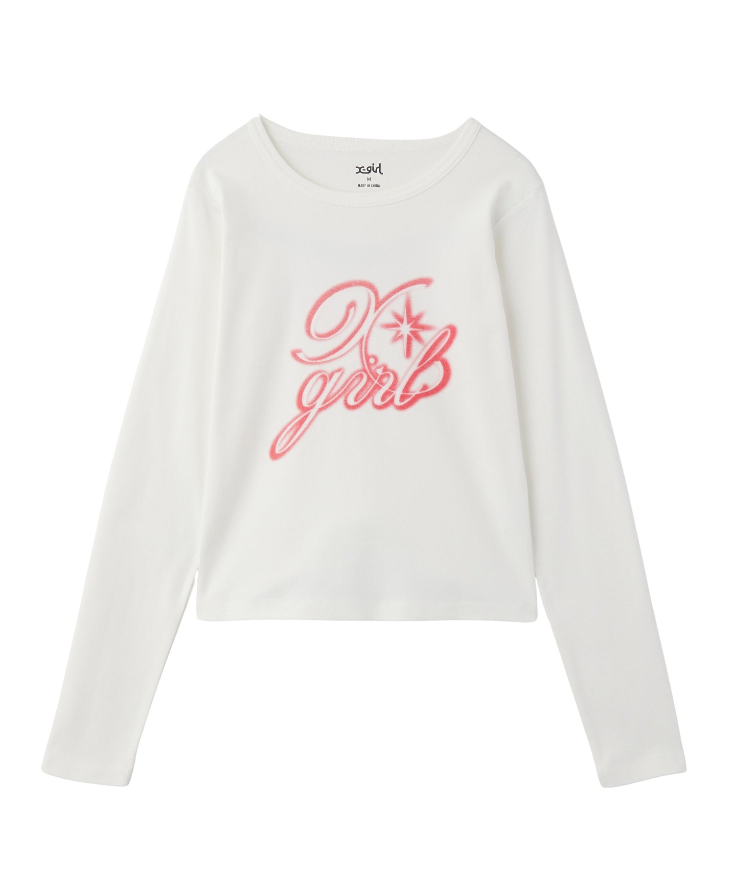 SPRAY LOGO L/S TOP