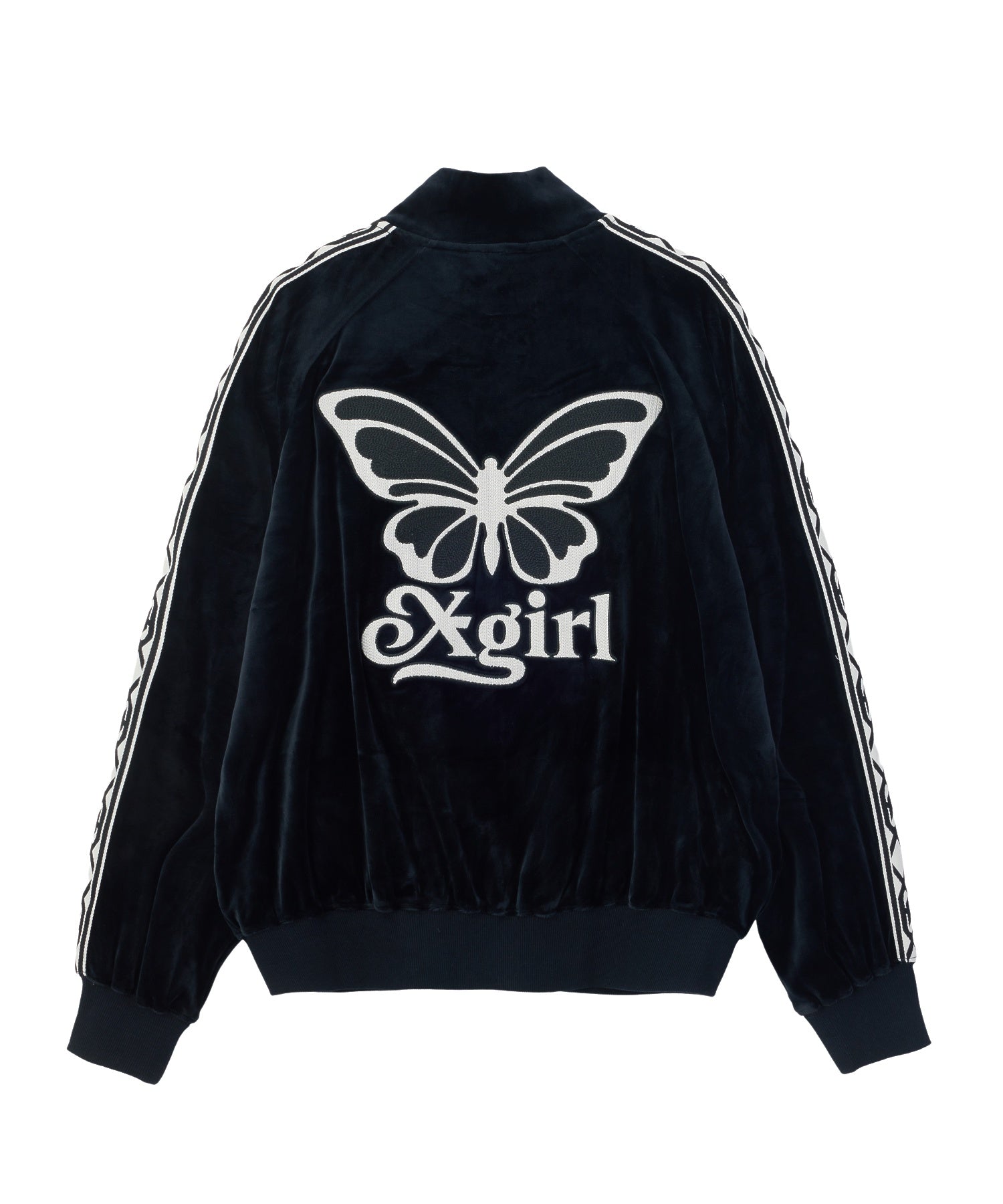 BUTTERFLY VELOUR TRACK JACKET