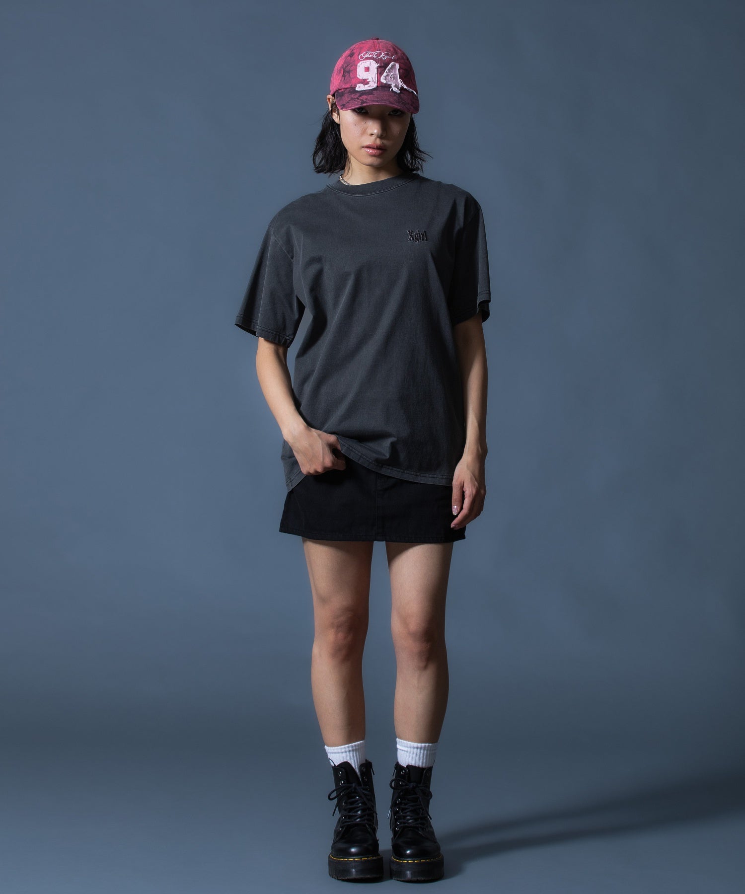 FADED NUMBER LOGO 6PANEL CAP