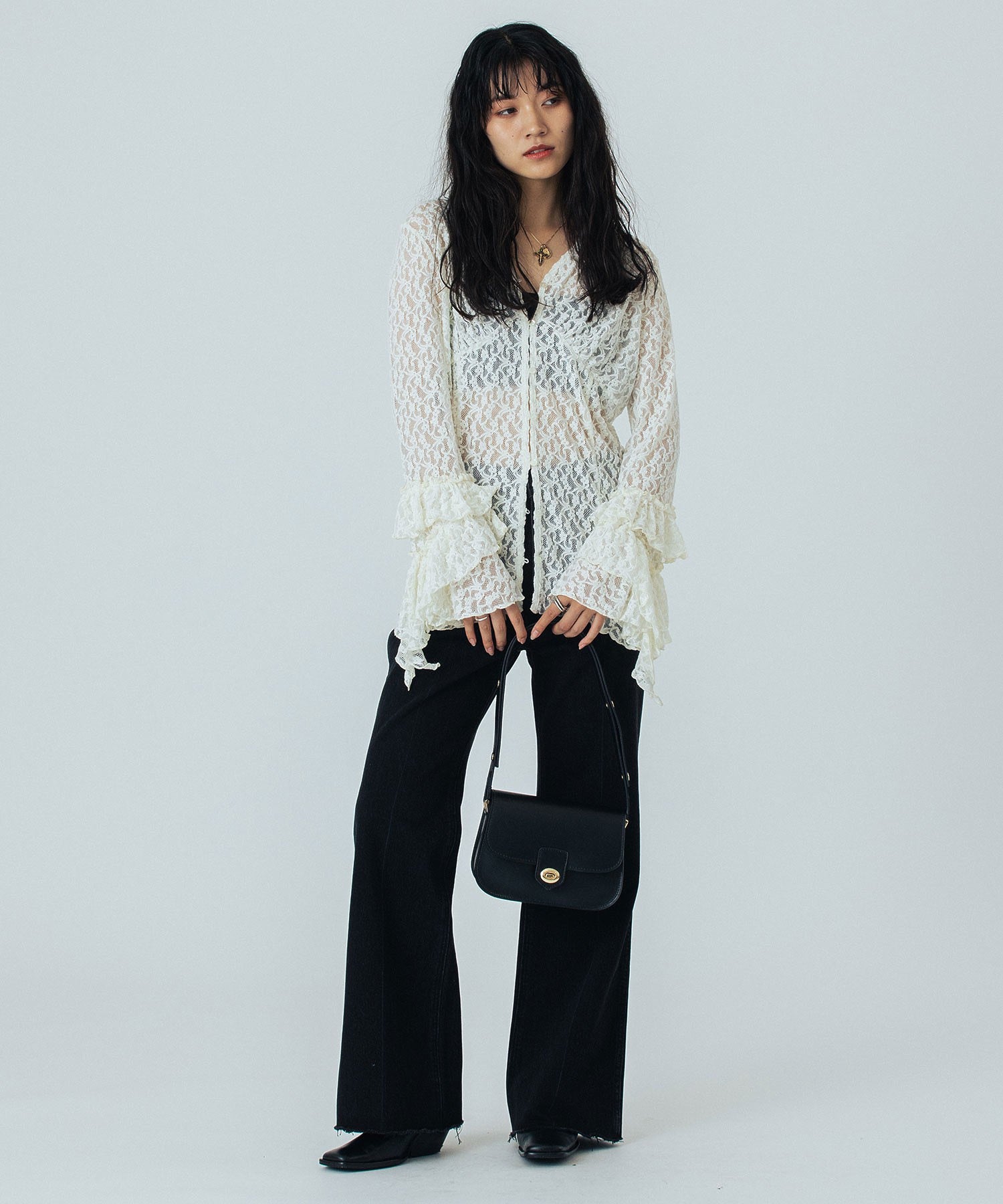 MILLELA FIRENZE/SMOOTH LEATHER SHOULDER BAG