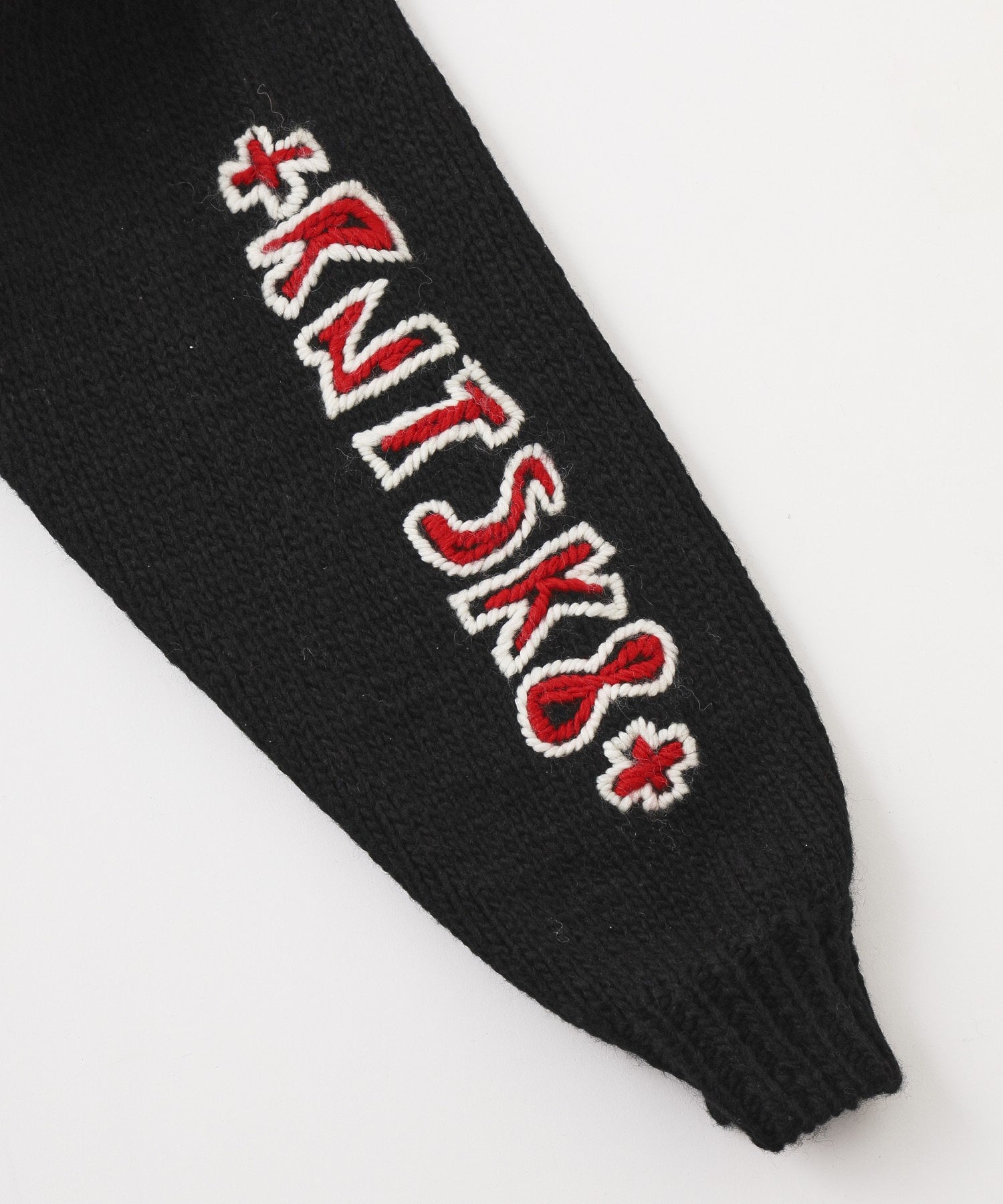 RICE NINE TEN/ライスナインテン/HAND KNITTED SK8 ZIP HOODIE HKN-SK8
