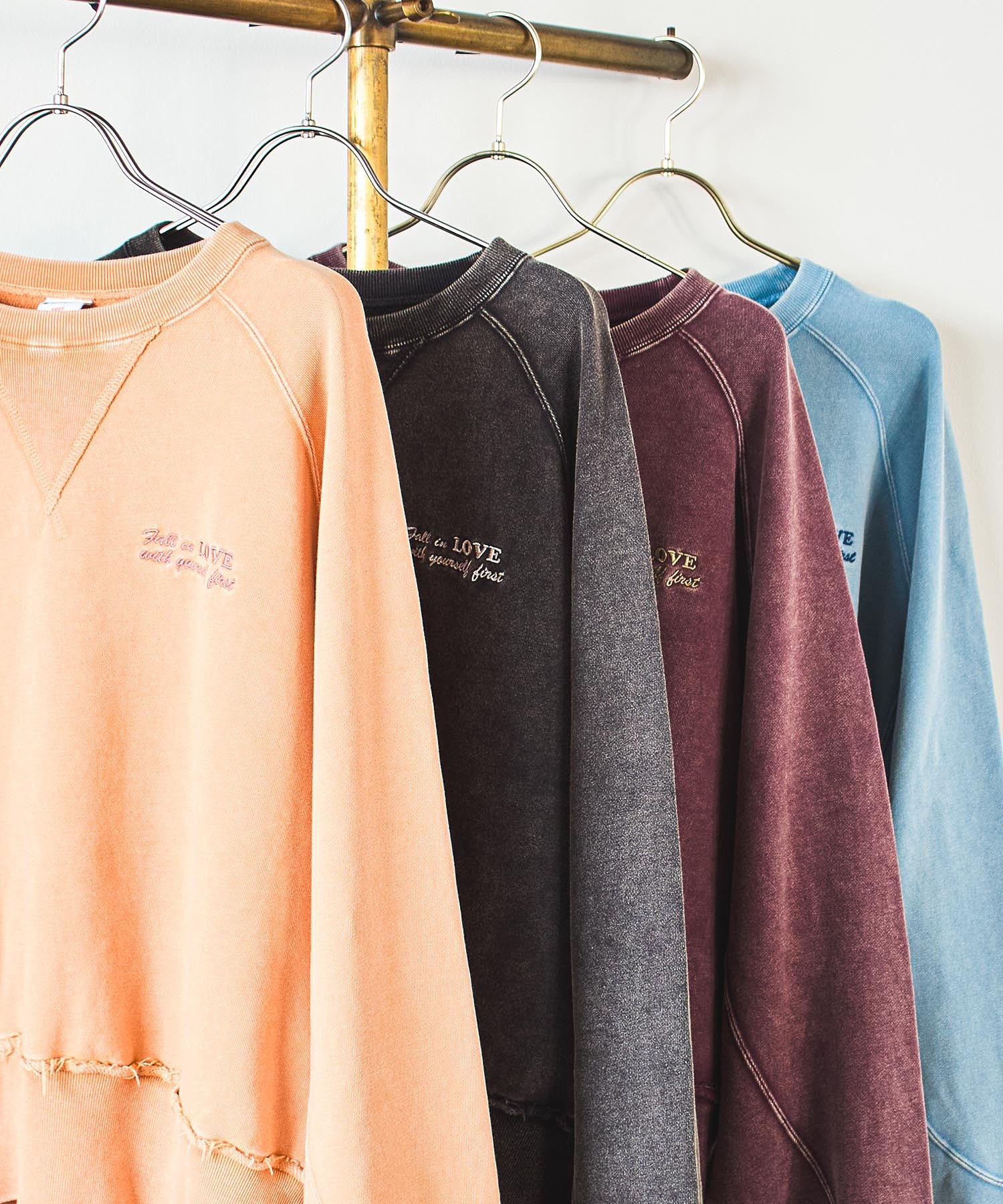 【Champion別注】ROSE BUD×Champion HEAVY WASH SWEAT