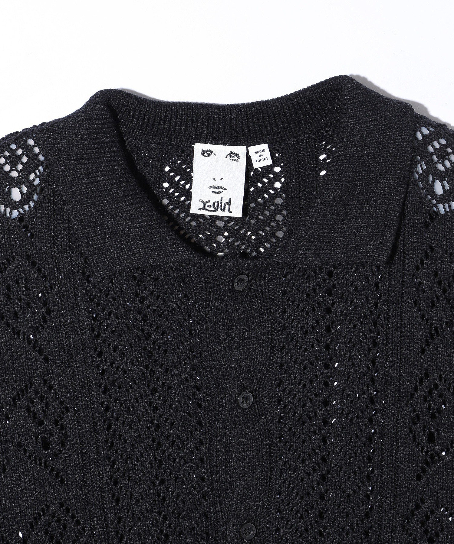 BUTTERFLY CROCHET SHIRT
