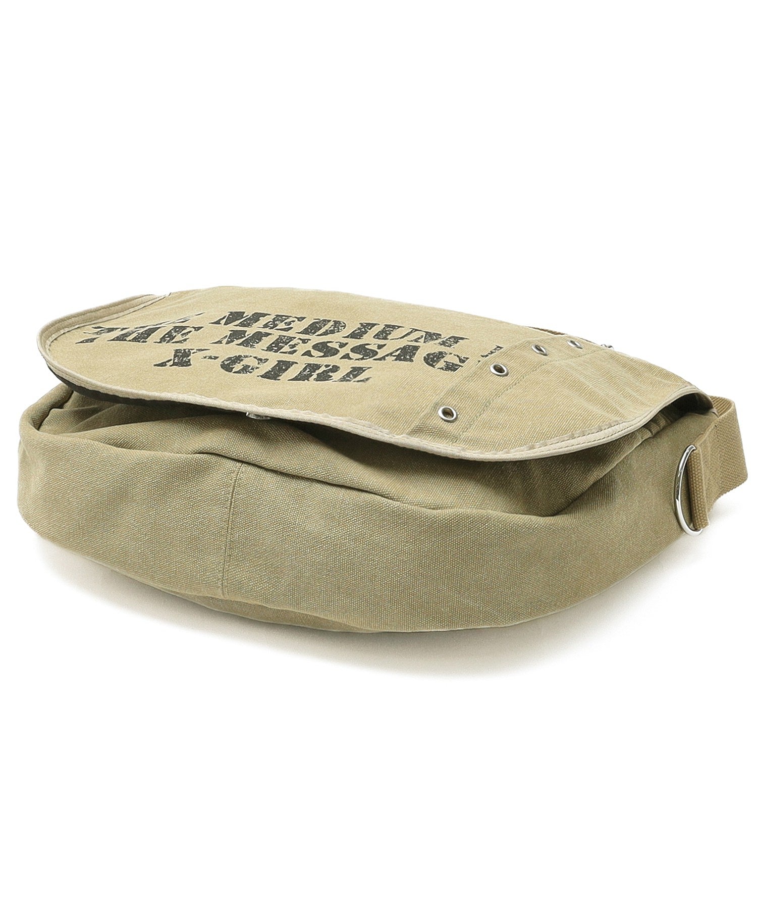 DISTRESSED PRINT SHOULDER BAG