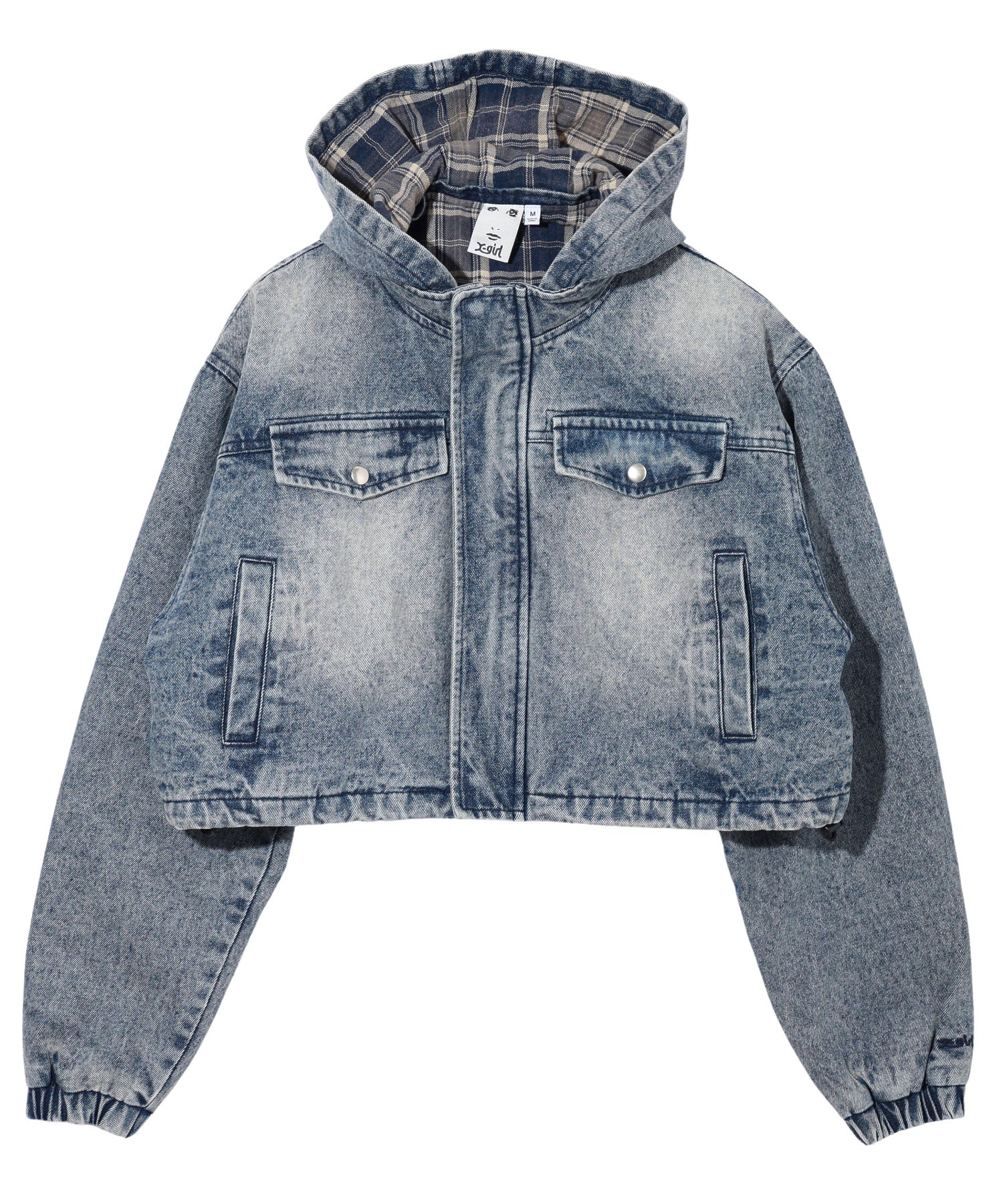 HOODED DENIM JACKET