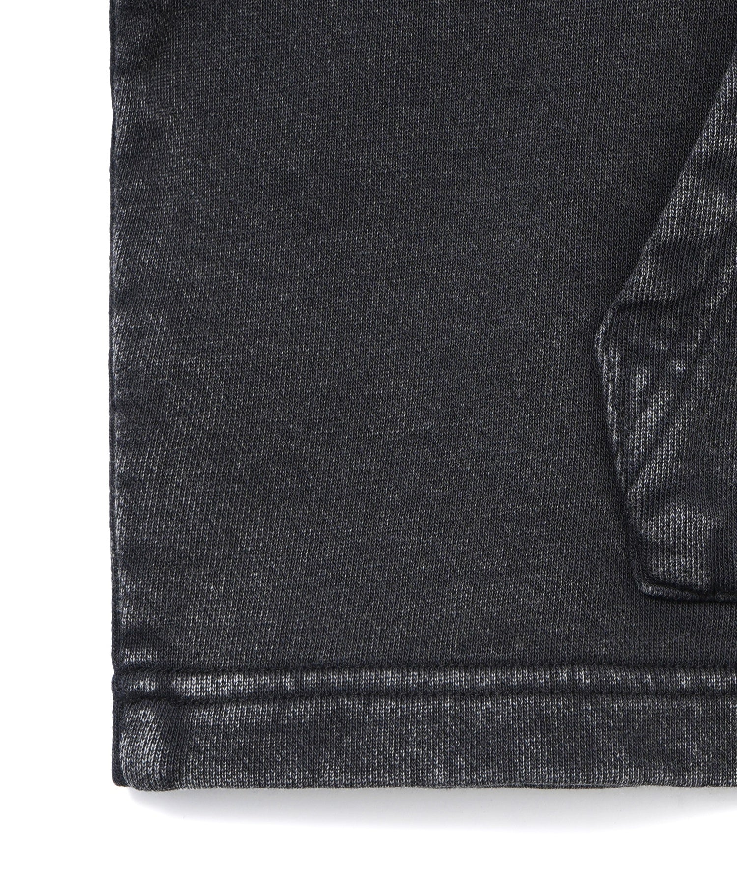 FADED CROPPED CREWNECK SWEAT TOP
