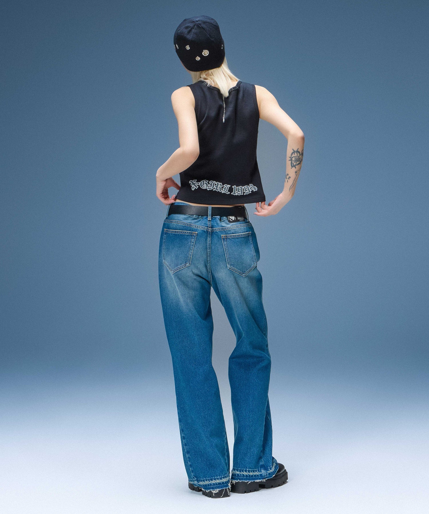 RELAX FIT DENIM PANTS