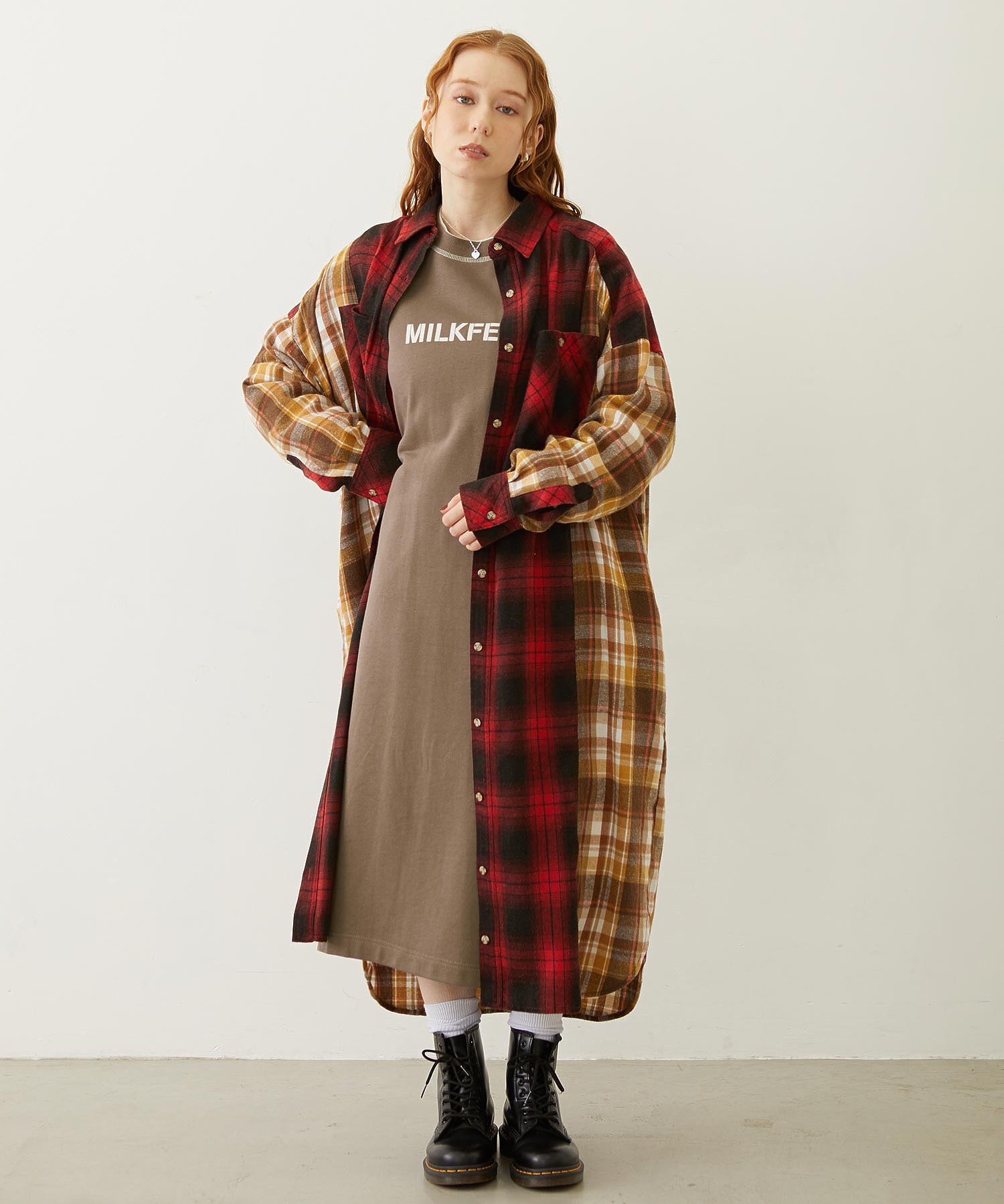 SIDE LINE SWEAT DRESS