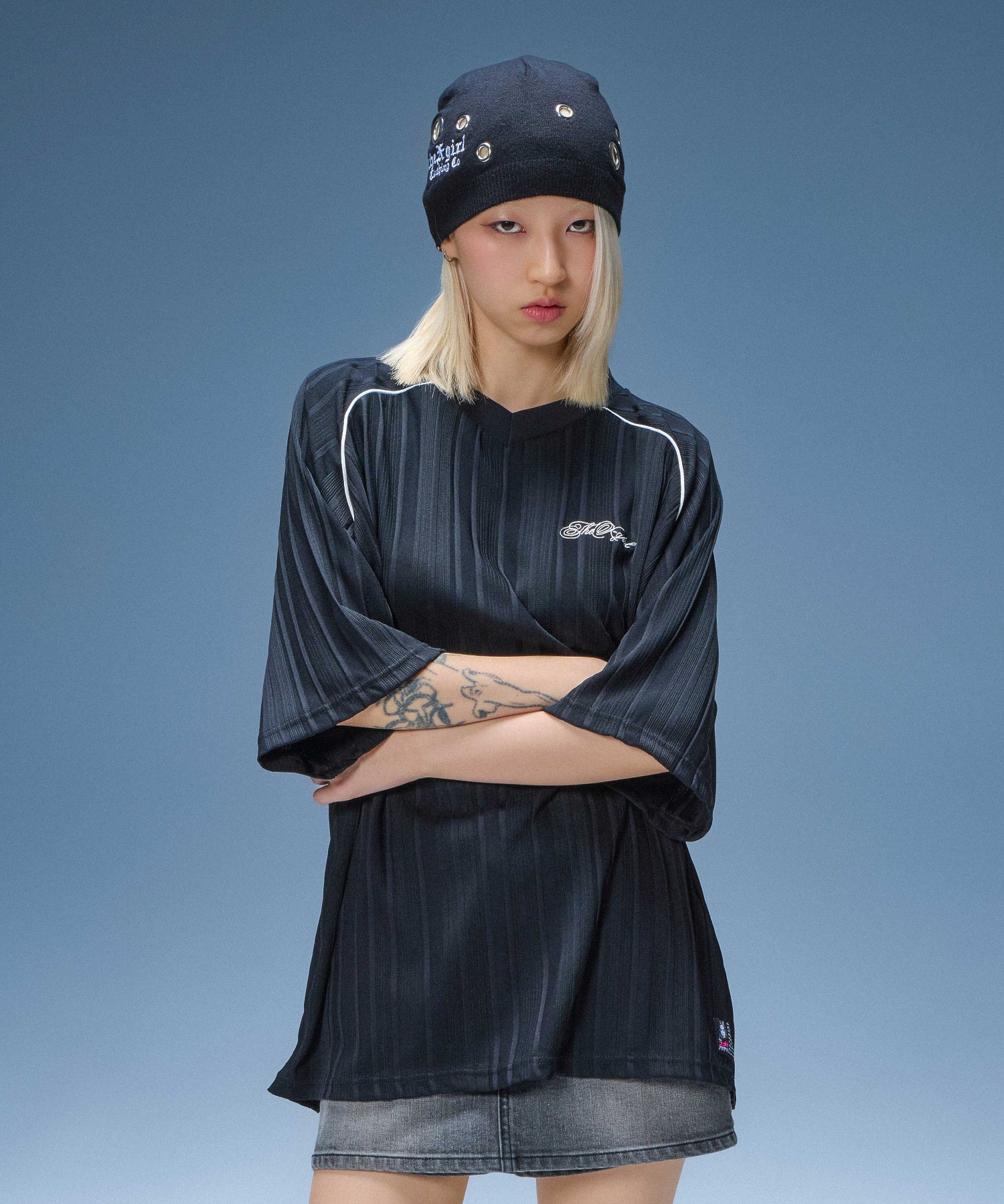 DENIM SKORT