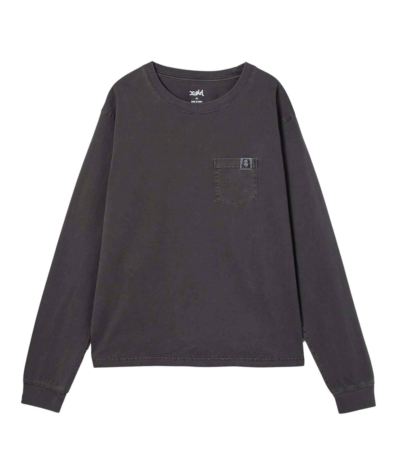 PIGMENT DYED POCKET L/S TEE