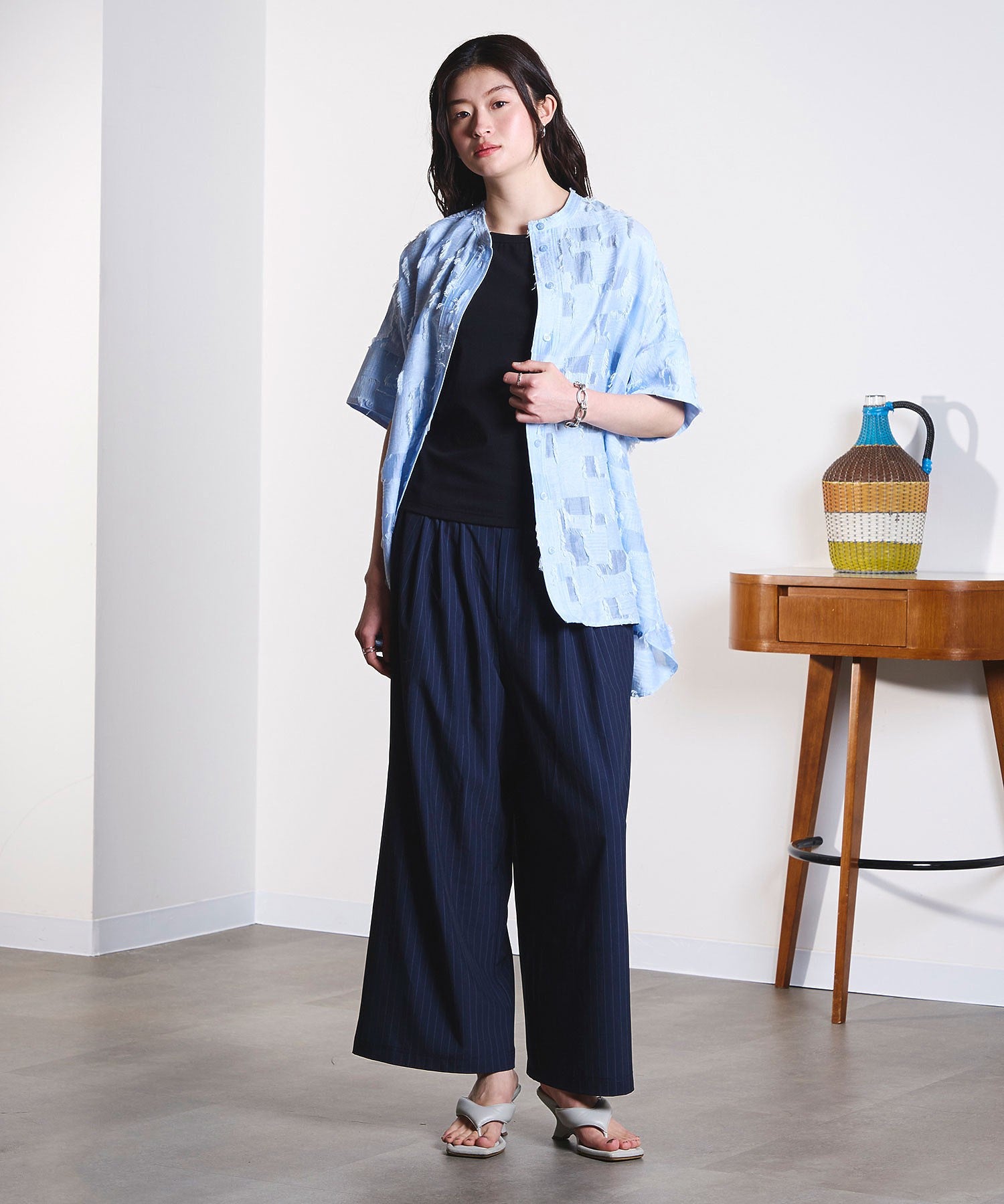 GENE HEAVENS/SHEER DOBBY S/S SHIRT