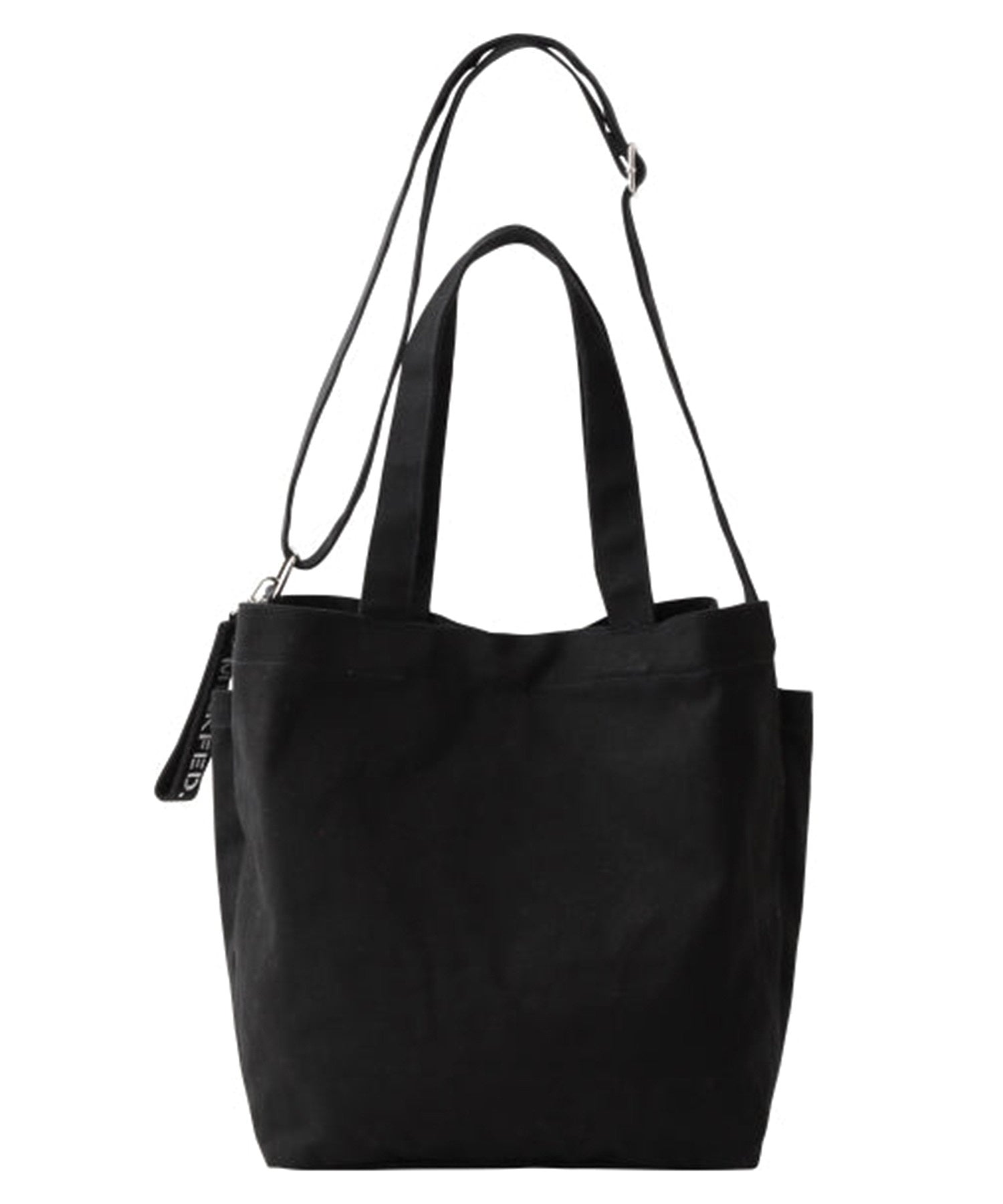 BAR AND UNDER LOGO BIG CANVAS BAG MILKFED.