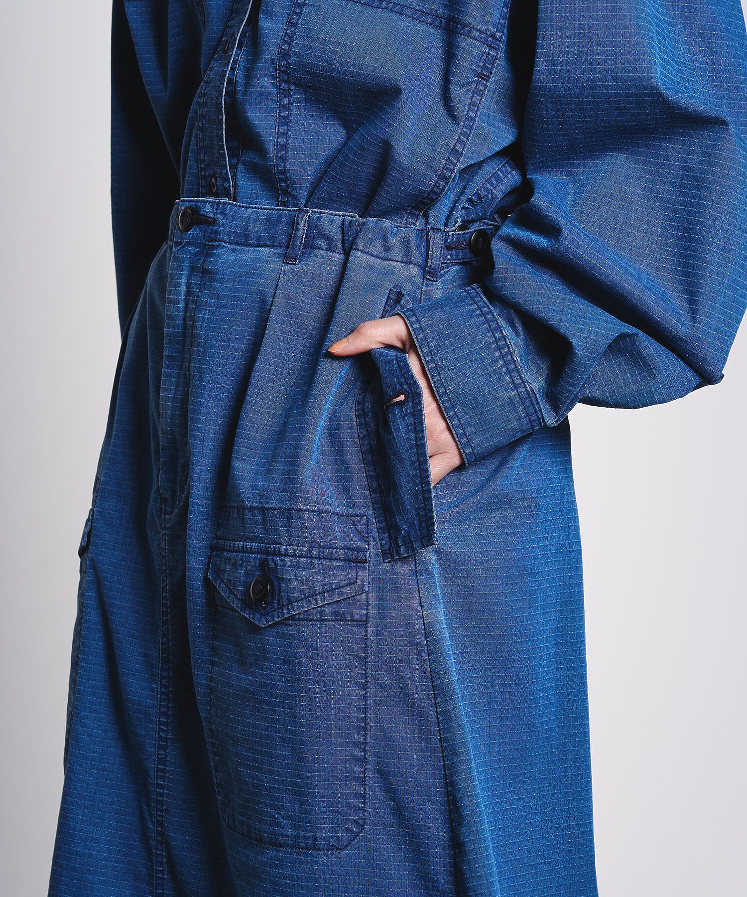 GENE HEAVENS/RIP STOP CARGO POCKET SKIRT