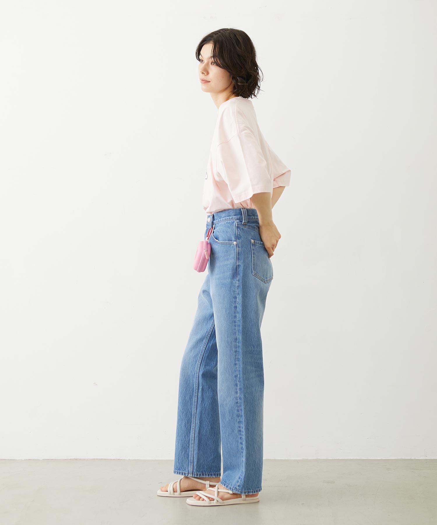 STRAIGHT DENIM PANTS