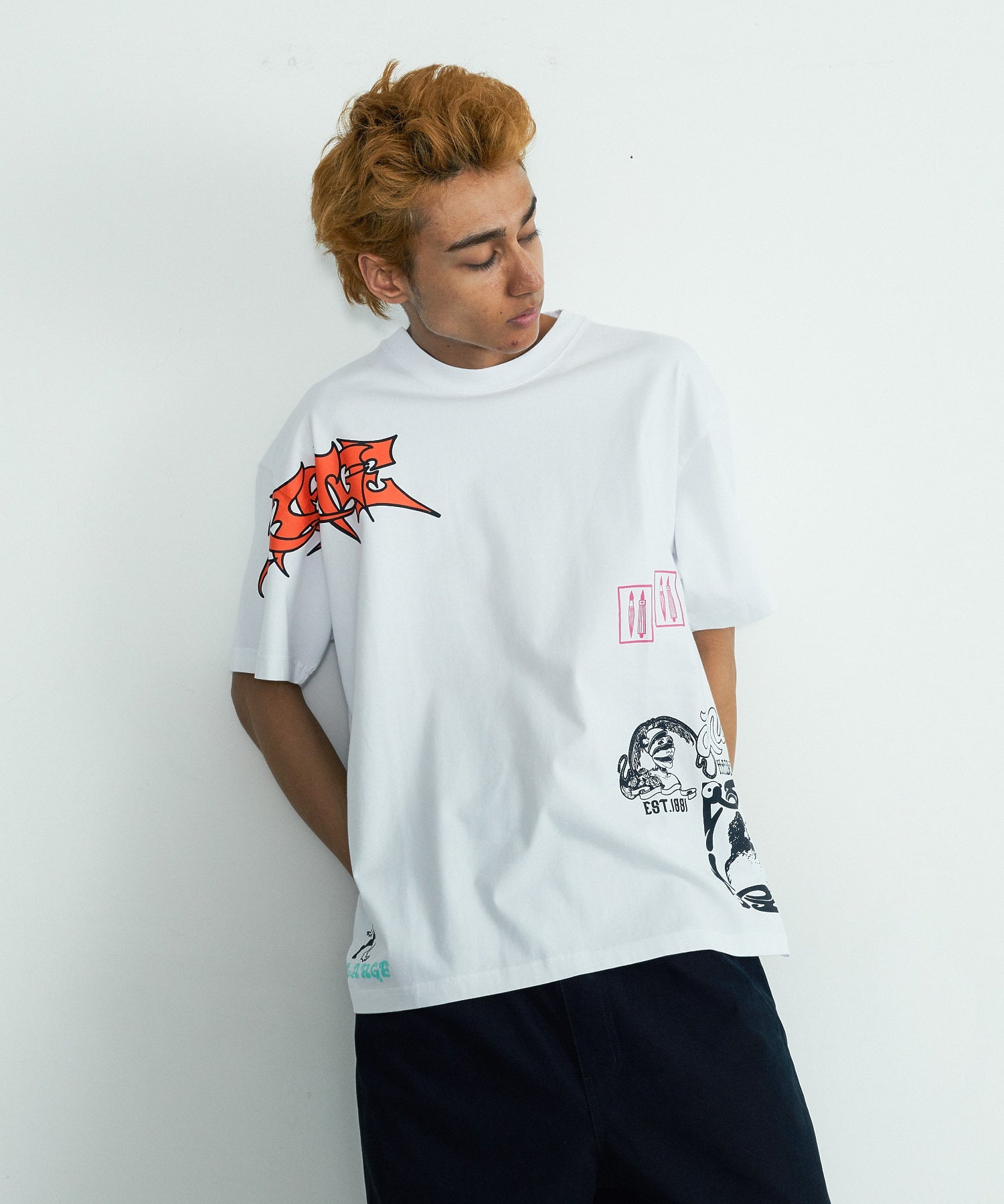 MODEL身長：183cm / 着用サイズ：Lサイズ