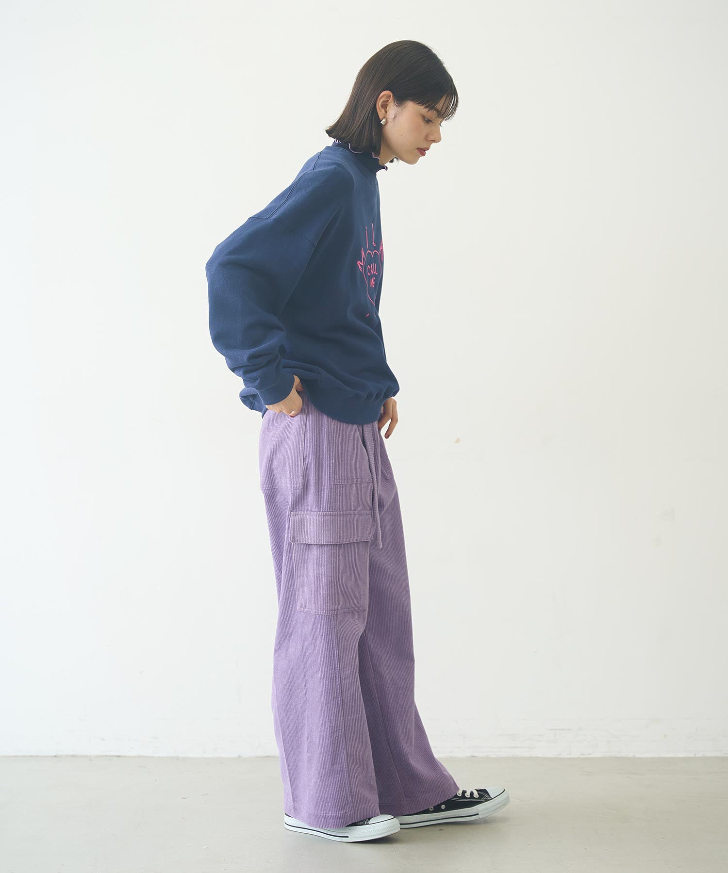 CORDUROY CARGO PANTS