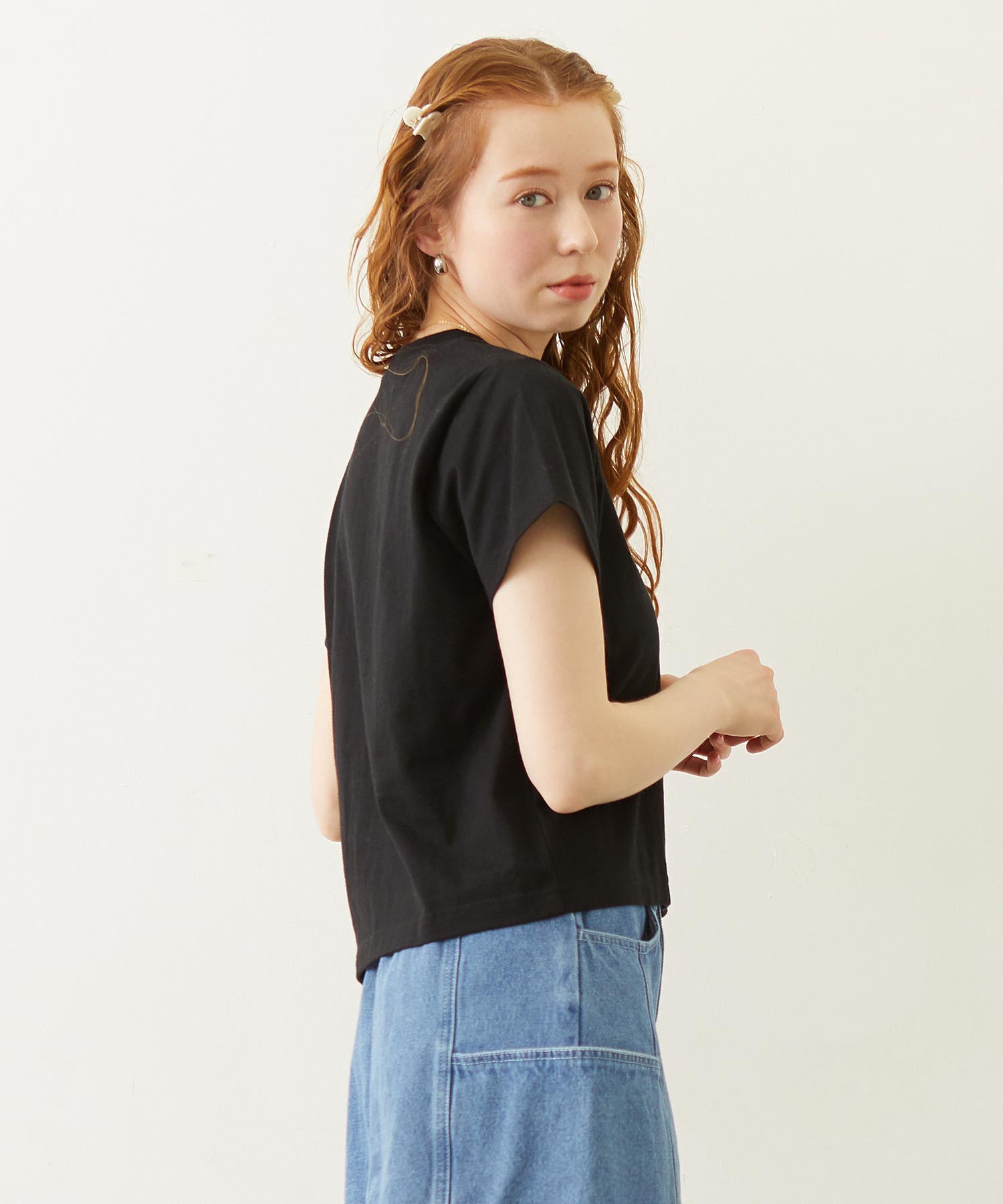 COOPER LOGO FLOCK PRINT COMPACT S/S TEE