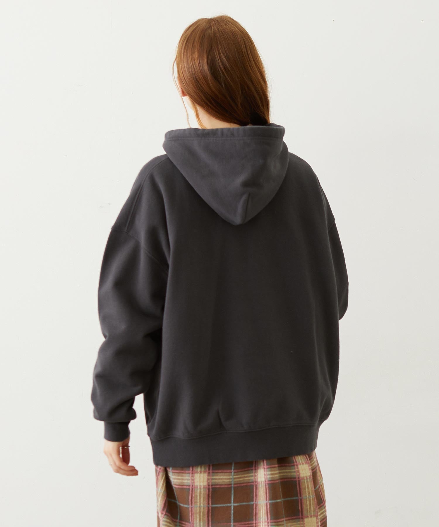 STITCHED LOGO SWEAT HOODIE