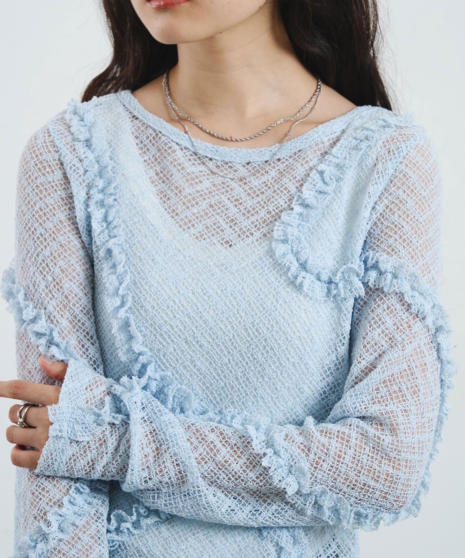 FRILL LACE TOP