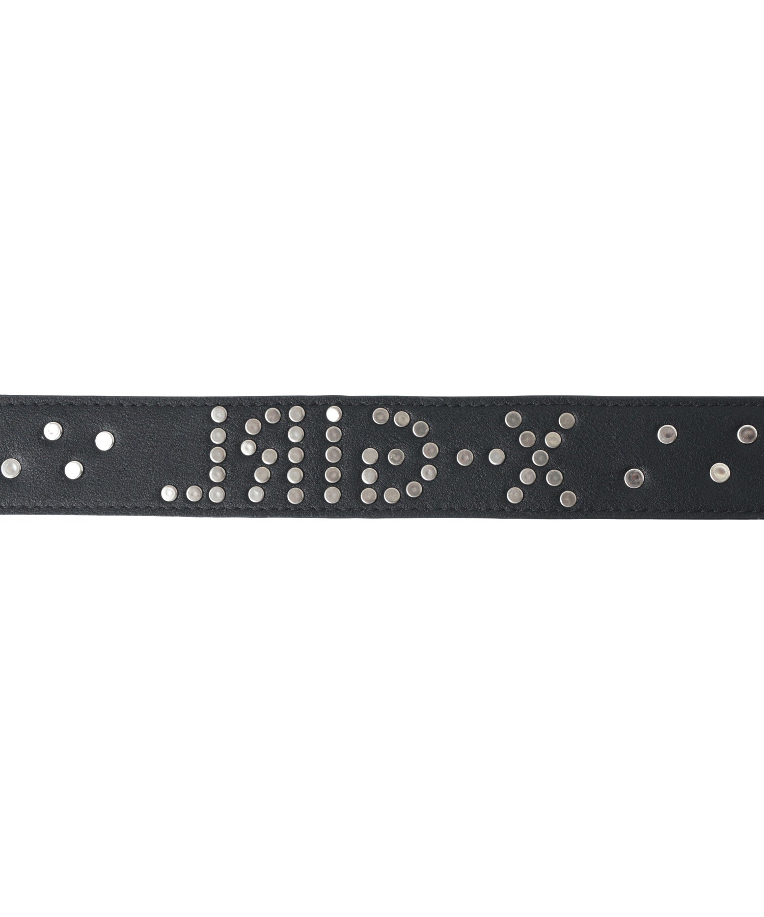 STUDDED LOGO BELT
