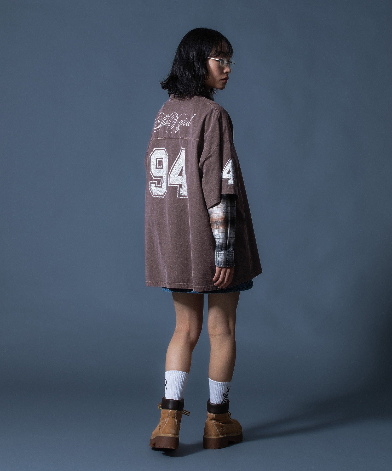 FADED NUMBER S/S BIG TEE DRESS