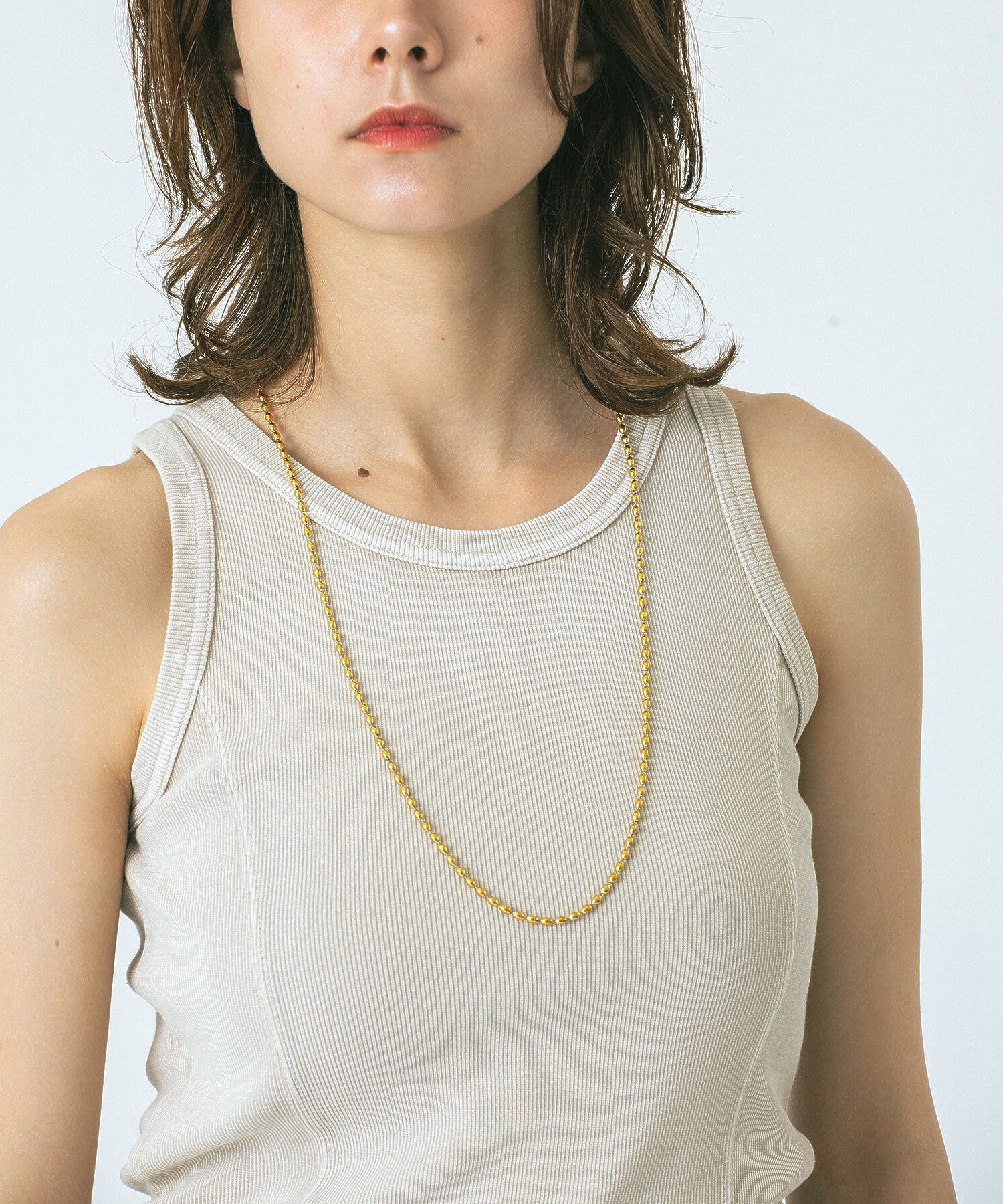 SOAC/DROP CHAIN LONG NECKLACE