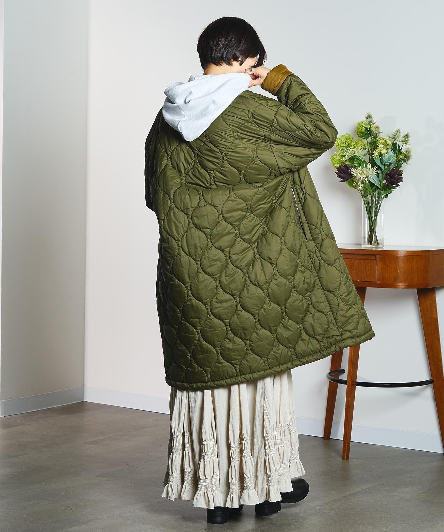 model:166cm 着用サイズ:S