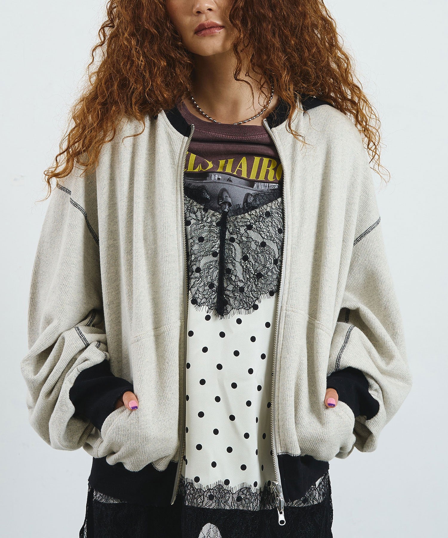 CREOLME/FULL ZIP HOODIE