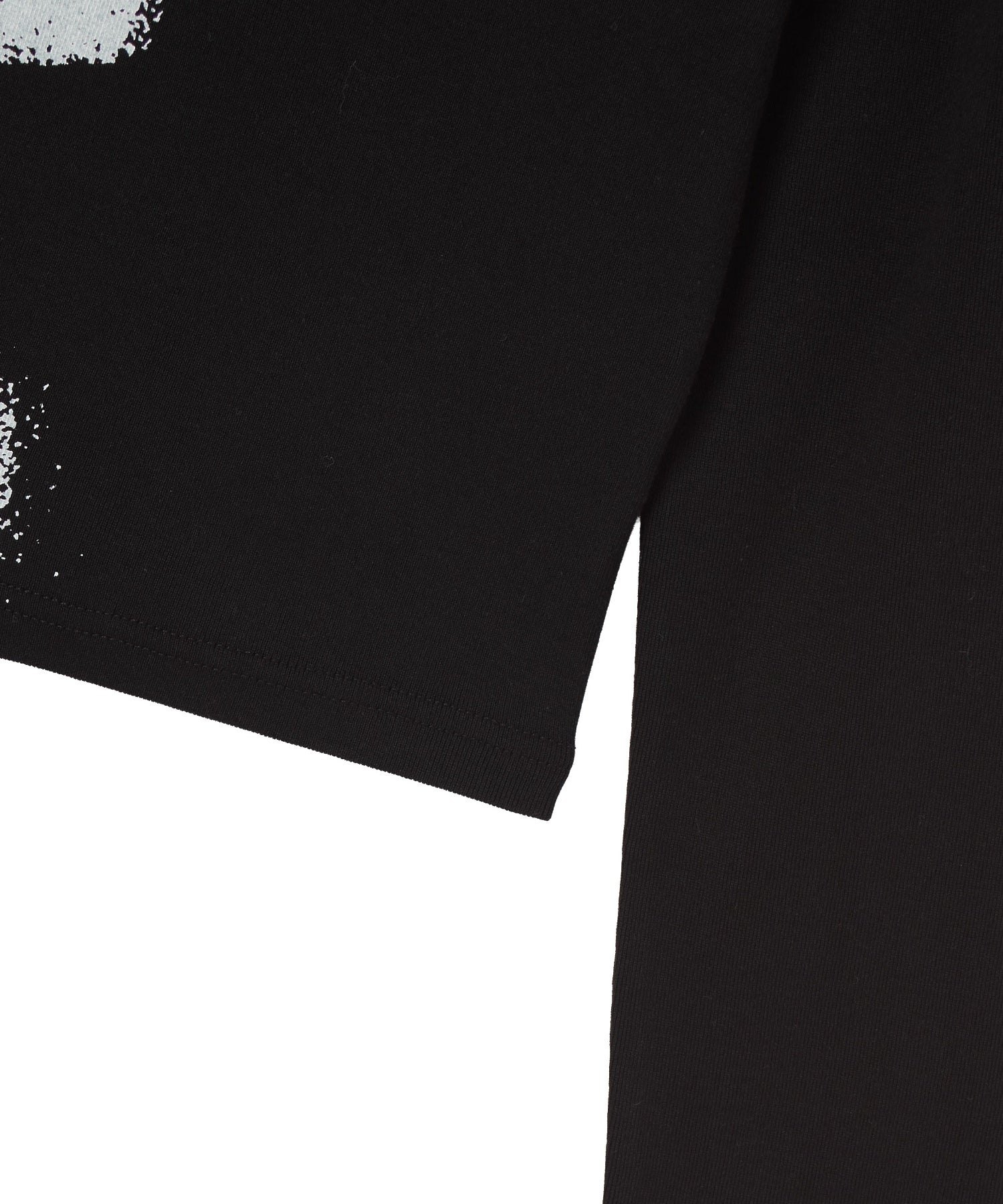 HEAVY DISTRESSED LOGO L/S BABY TEE