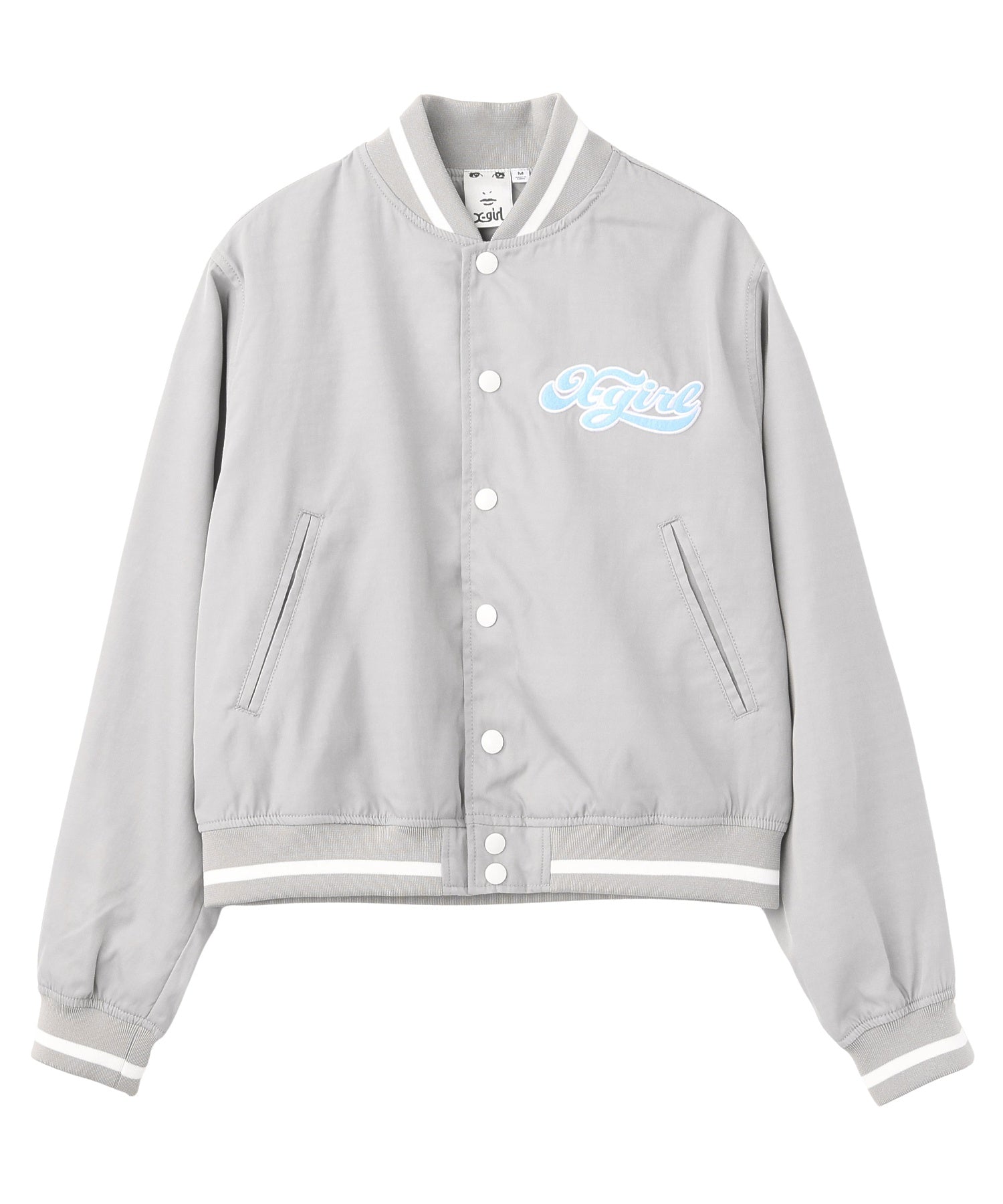 CHEERFUL LOGO VARSITY JACKET