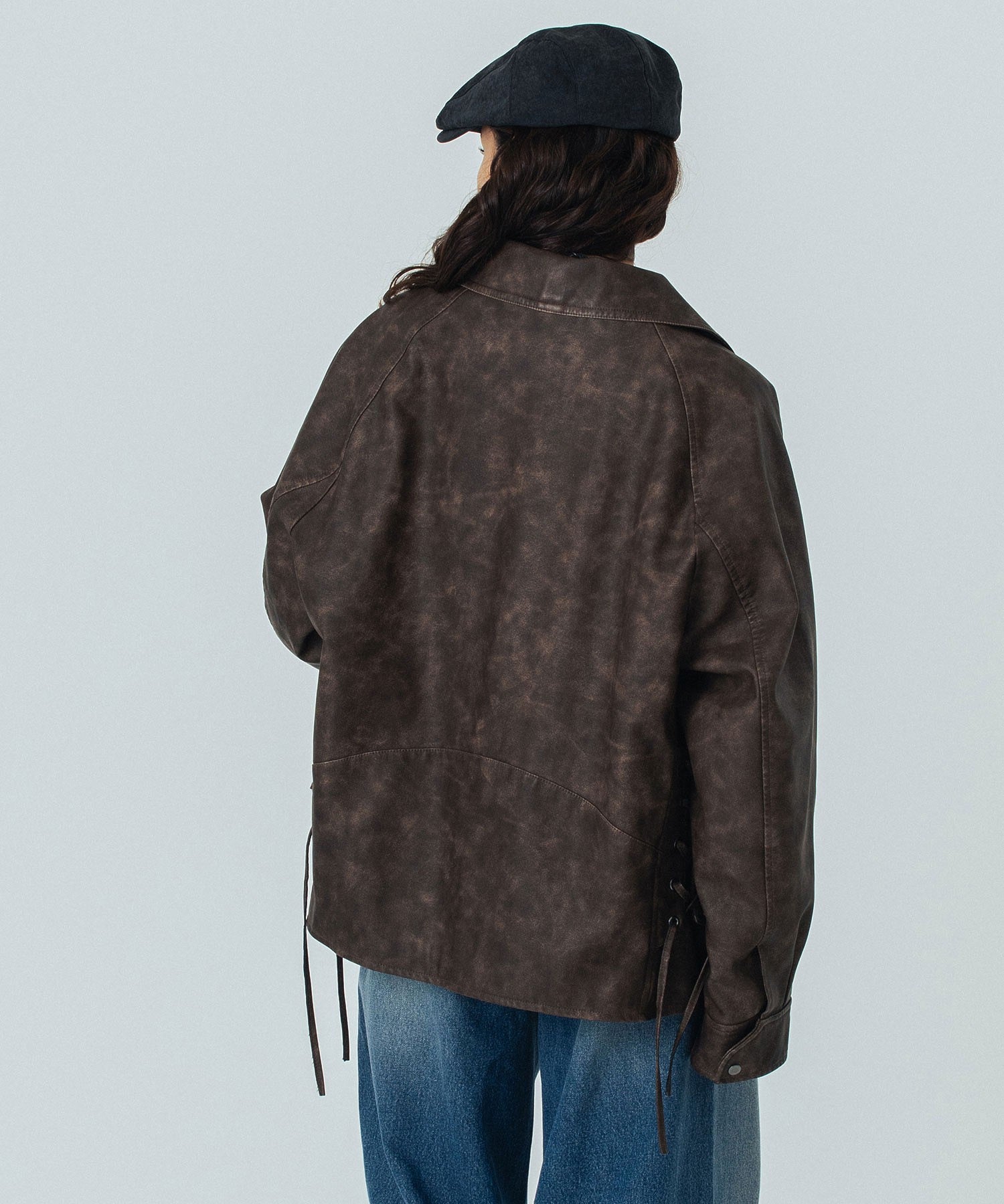 LEATHER LIKE JACKET