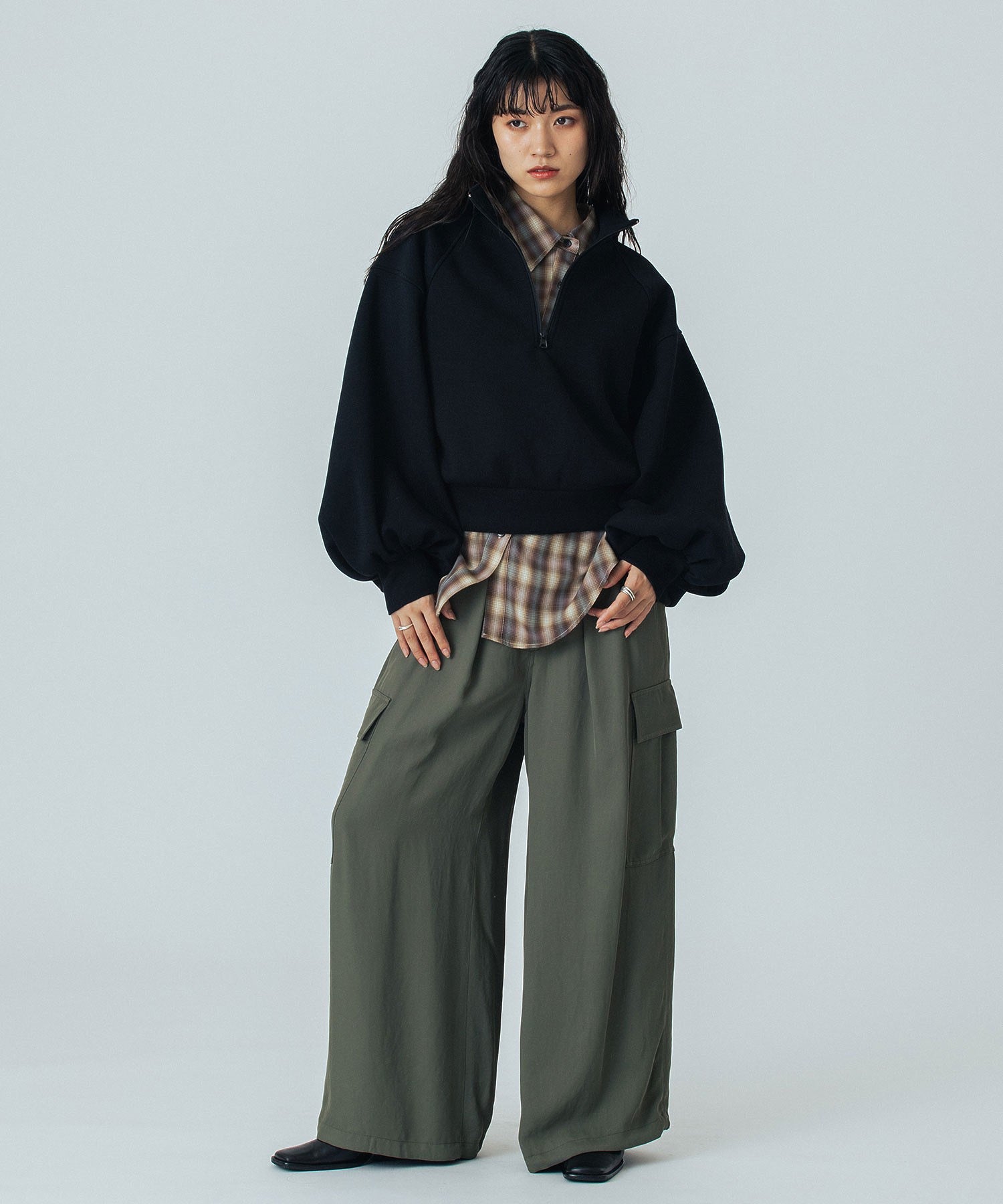 model:167cm 着用サイズ:ONE SIZE