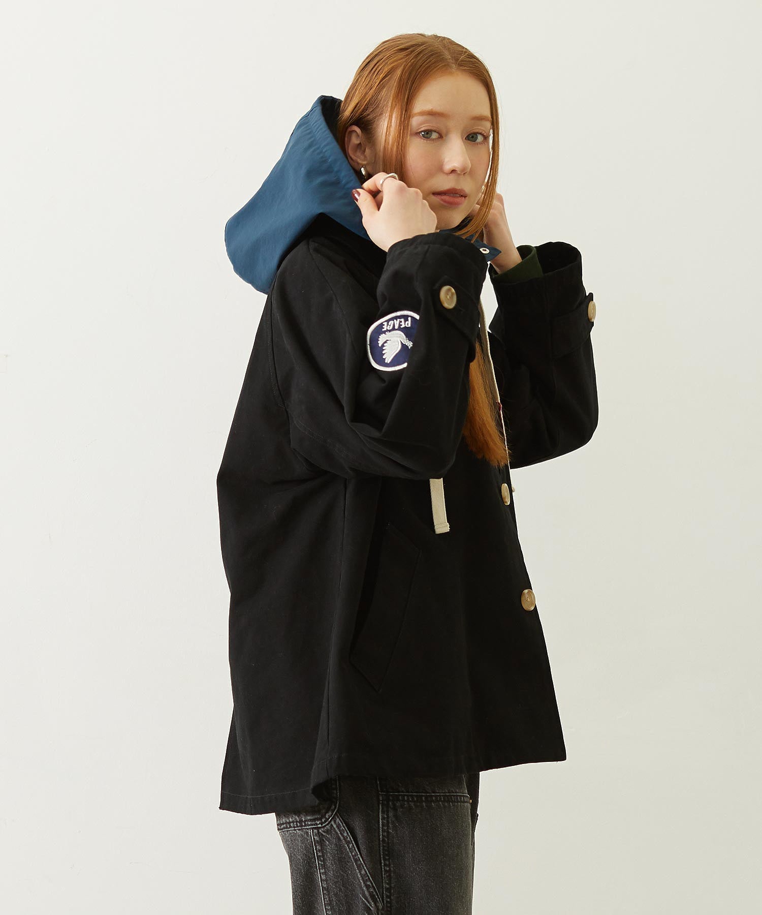 PATCH HOODED JACKET