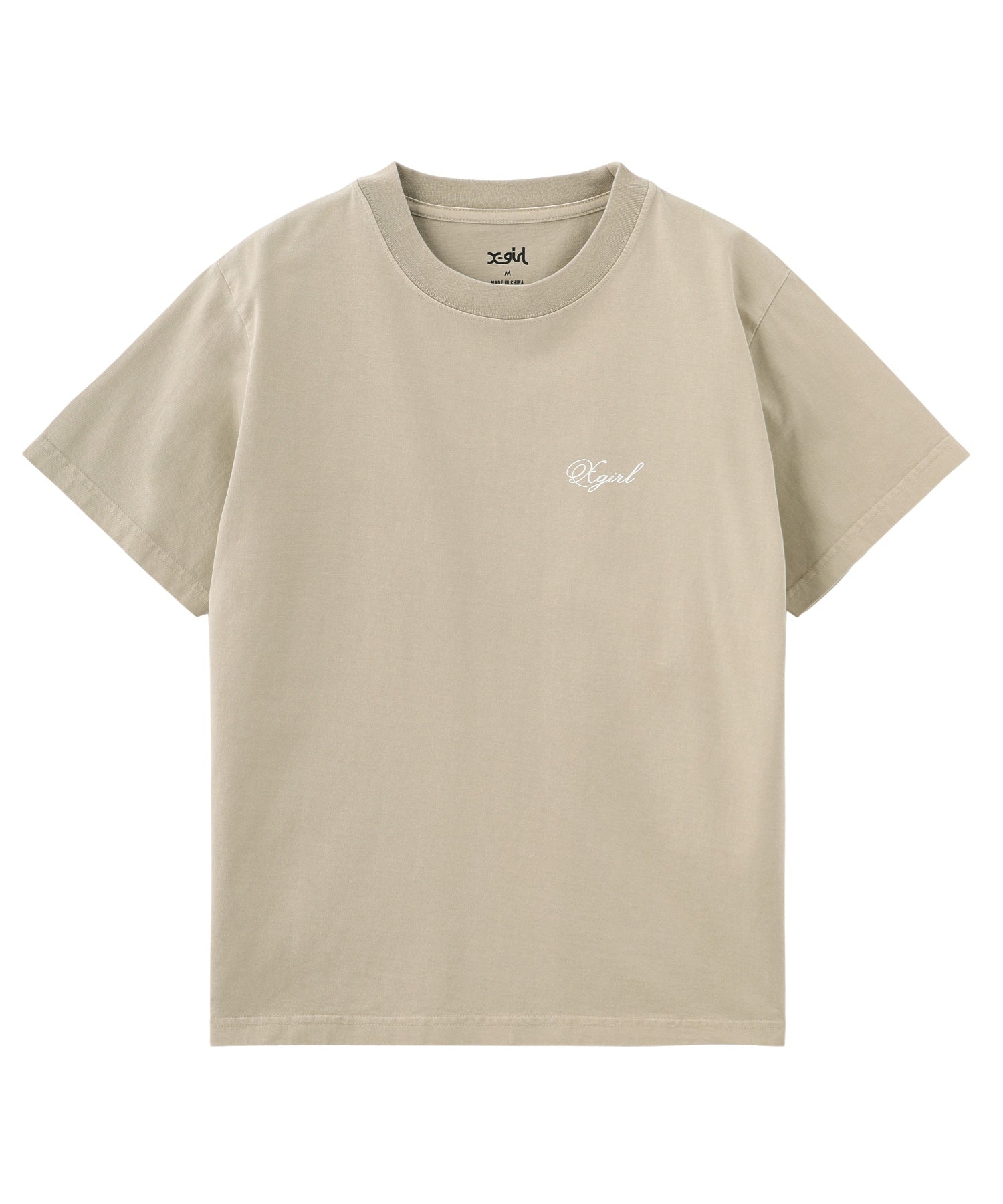 FADED MESSAGE AND SCRIPT LOGO S/S TEE